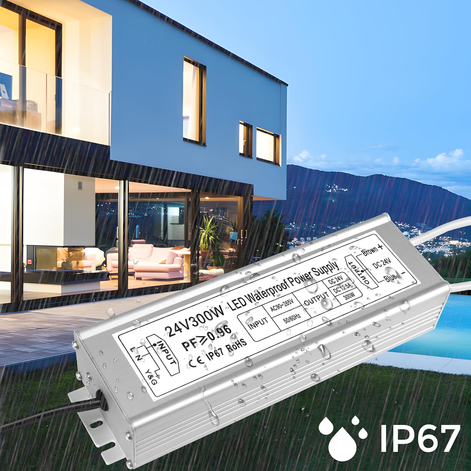 Thumbnail 5 de inShareplus LED Trafo 24V 300 W IP67