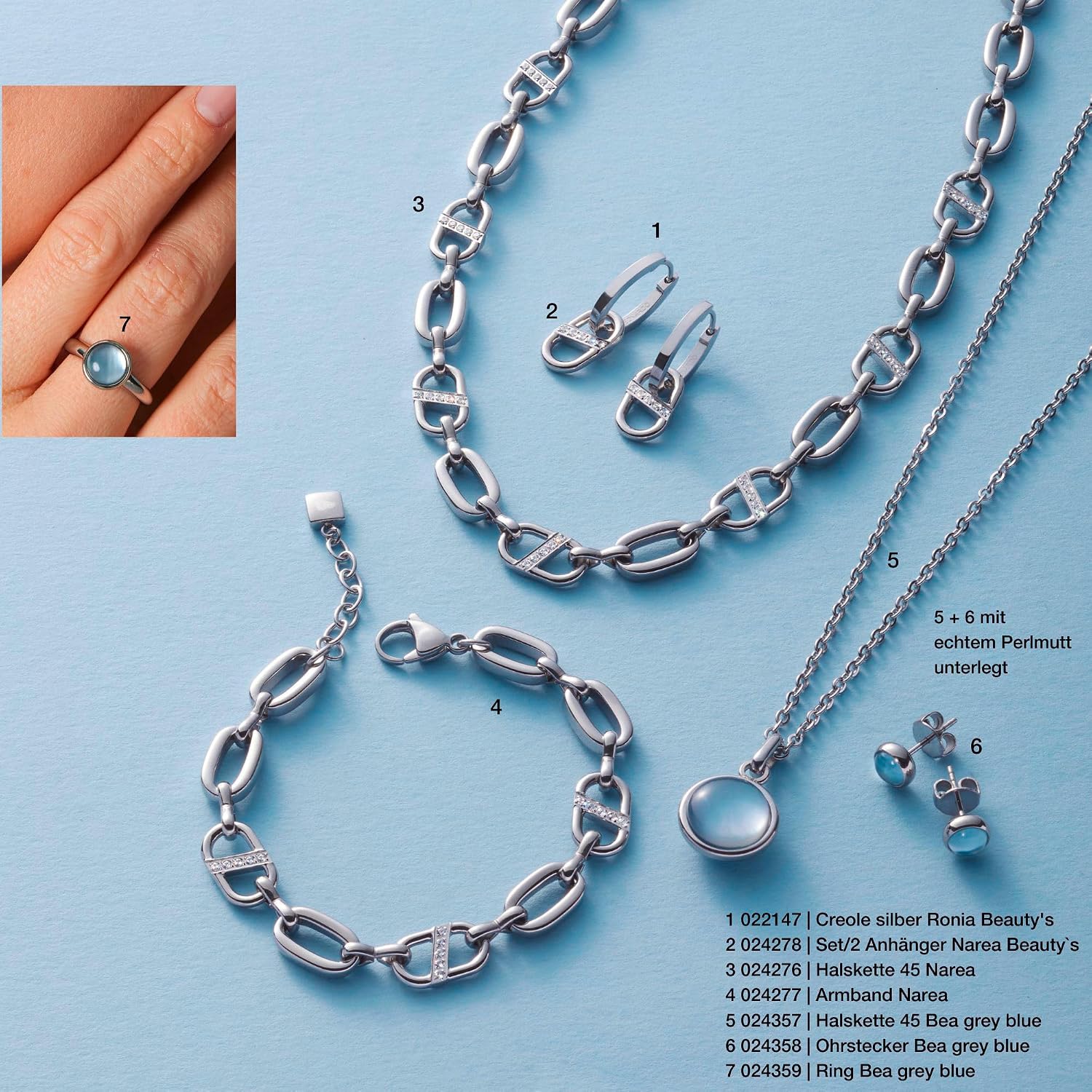 Thumbnail 5 de JEWELS BY LEONARDO Armband Narea 19–22 cm