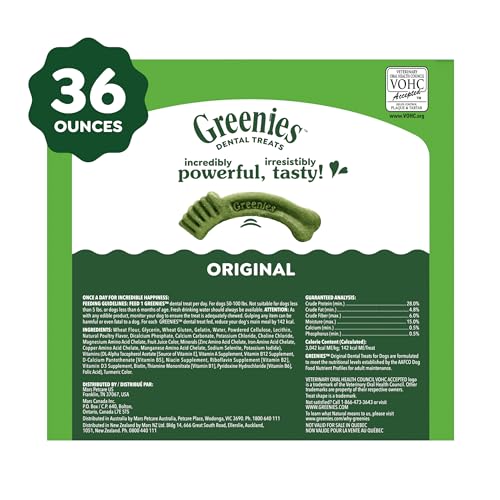 Thumbnail 8 de Greenies Large Natural Dental Dog Treats, Original Flavor, 24 Count