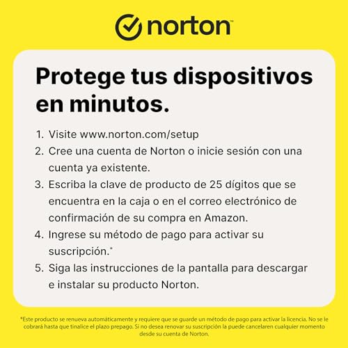 Detalle 2 de Norton 360 for Mobile 2026 para 1 dispositivo, con VPN y protección frente a estafas