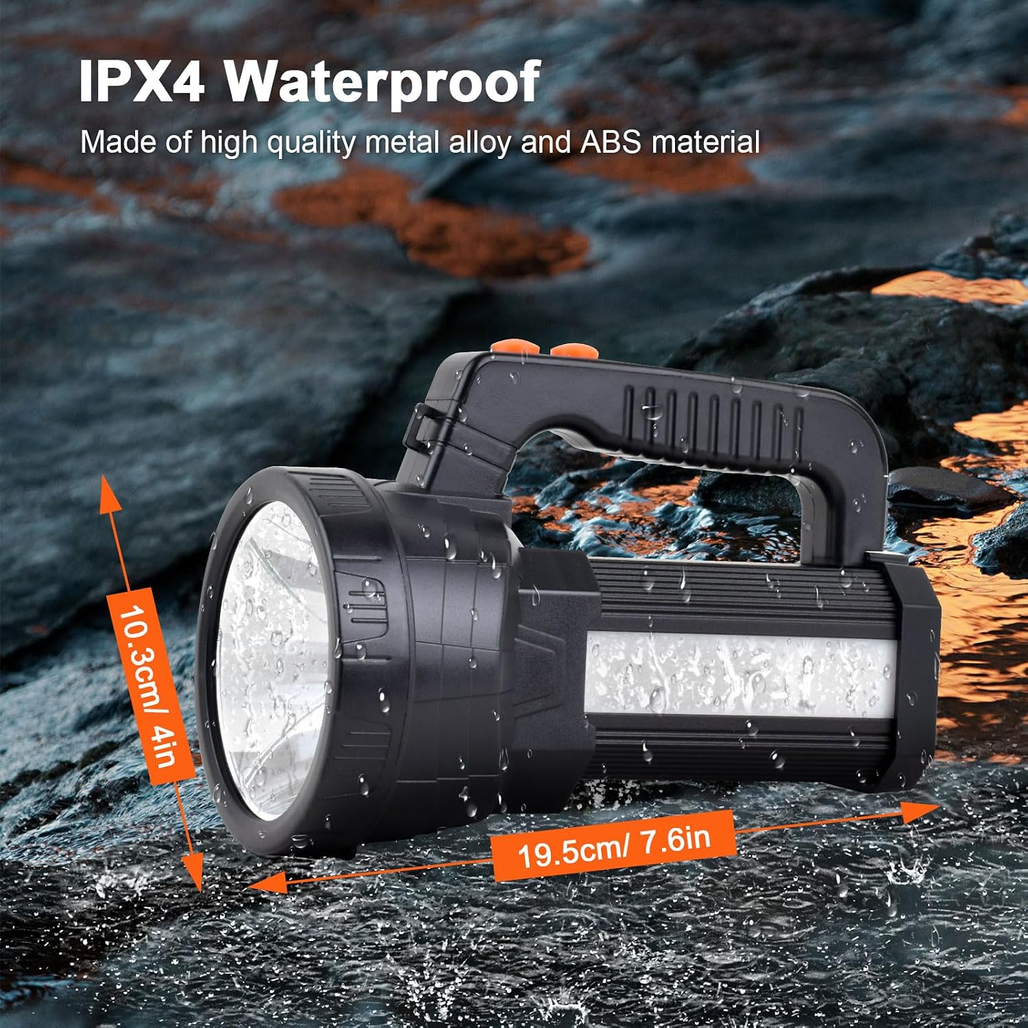 Detalle 2 de ERAY 9600mAh 10000 Lumen Rechargeable Torch