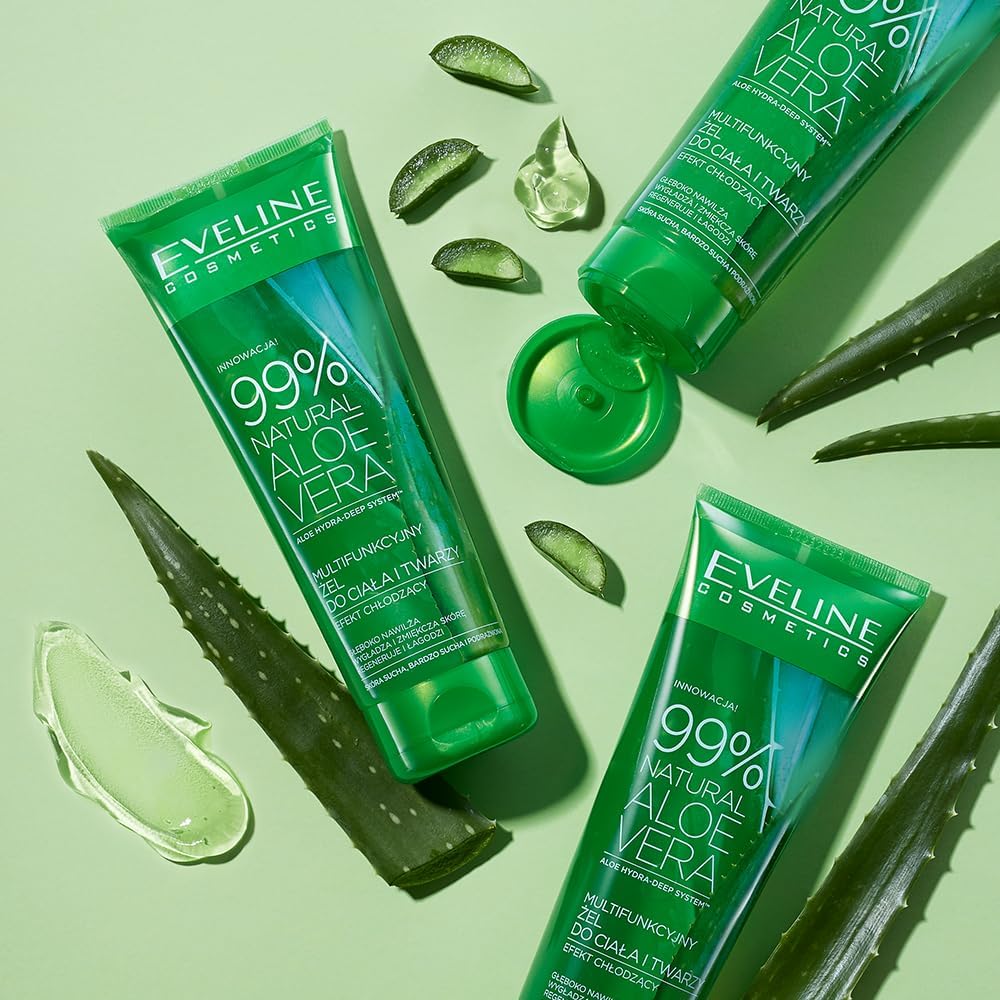 Thumbnail 5 de Eveline Cosmetics Aloe Vera Gel 99% for Face and Body, 250 ml