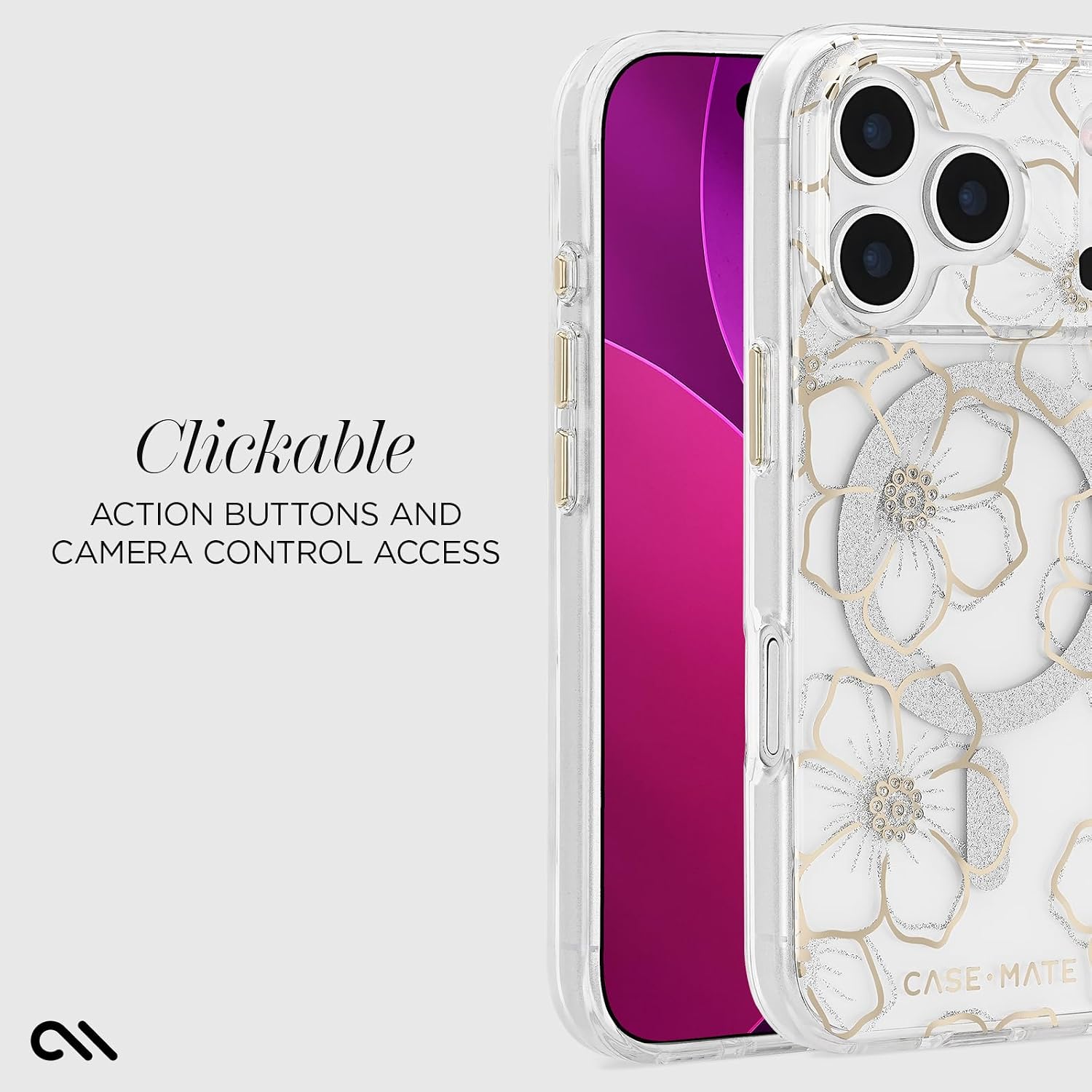 Thumbnail 4 de Case-Mate iPhone 17 Pro Case Floral Gems