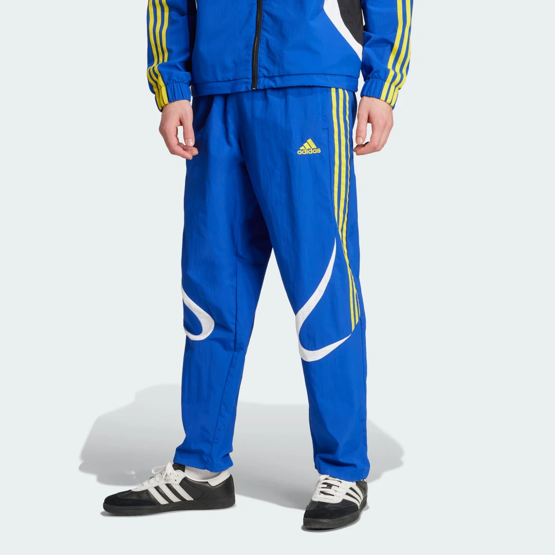 Detalle de Pantalón Climacool de Adidas — Azul, comodidad para entreno diario