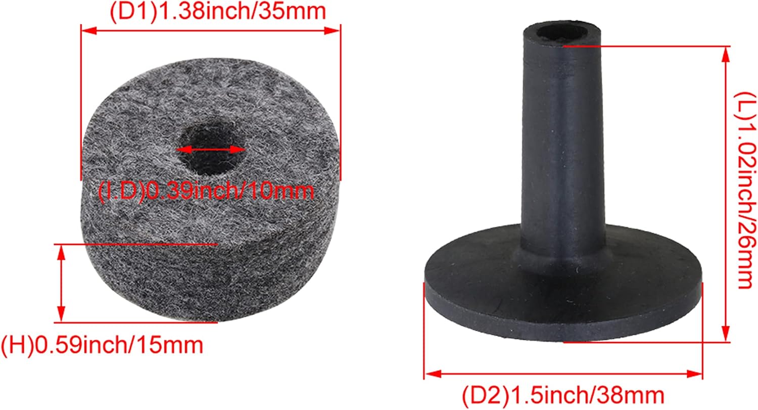 Thumbnail 3 de Mxfans Cymbal Replacement Parts, Felt Washers