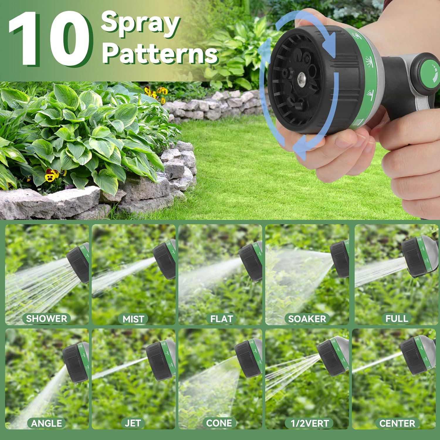Thumbnail 4 de Metal Hose Pipe Spray Gun Heavy Duty
