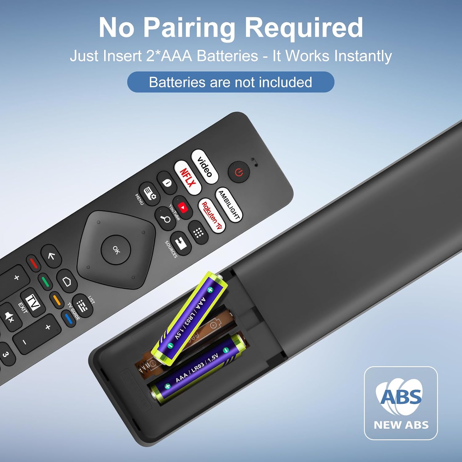 Thumbnail 6 de Universal Philips Ambilight TV Remote Control – Replacement for Philips UHD/OLED/4K TVs