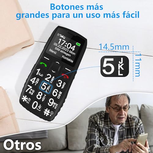 Thumbnail 3 de artfone C1+ 4G Volte Teléfono Senior con Botón SOS