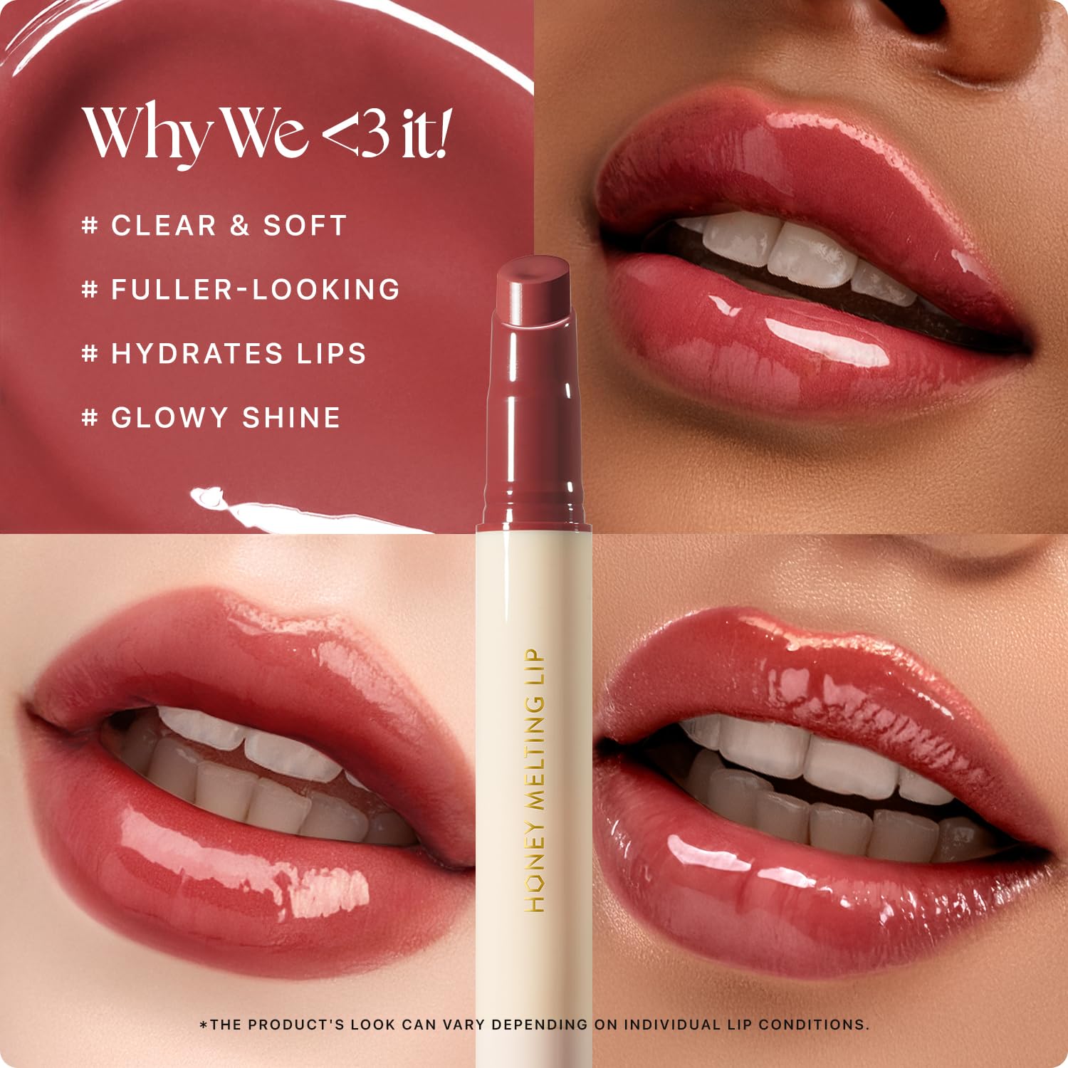 Detalle de Nature Republic Honey Melting Lip 05 Plum hydrating lip balm ๐