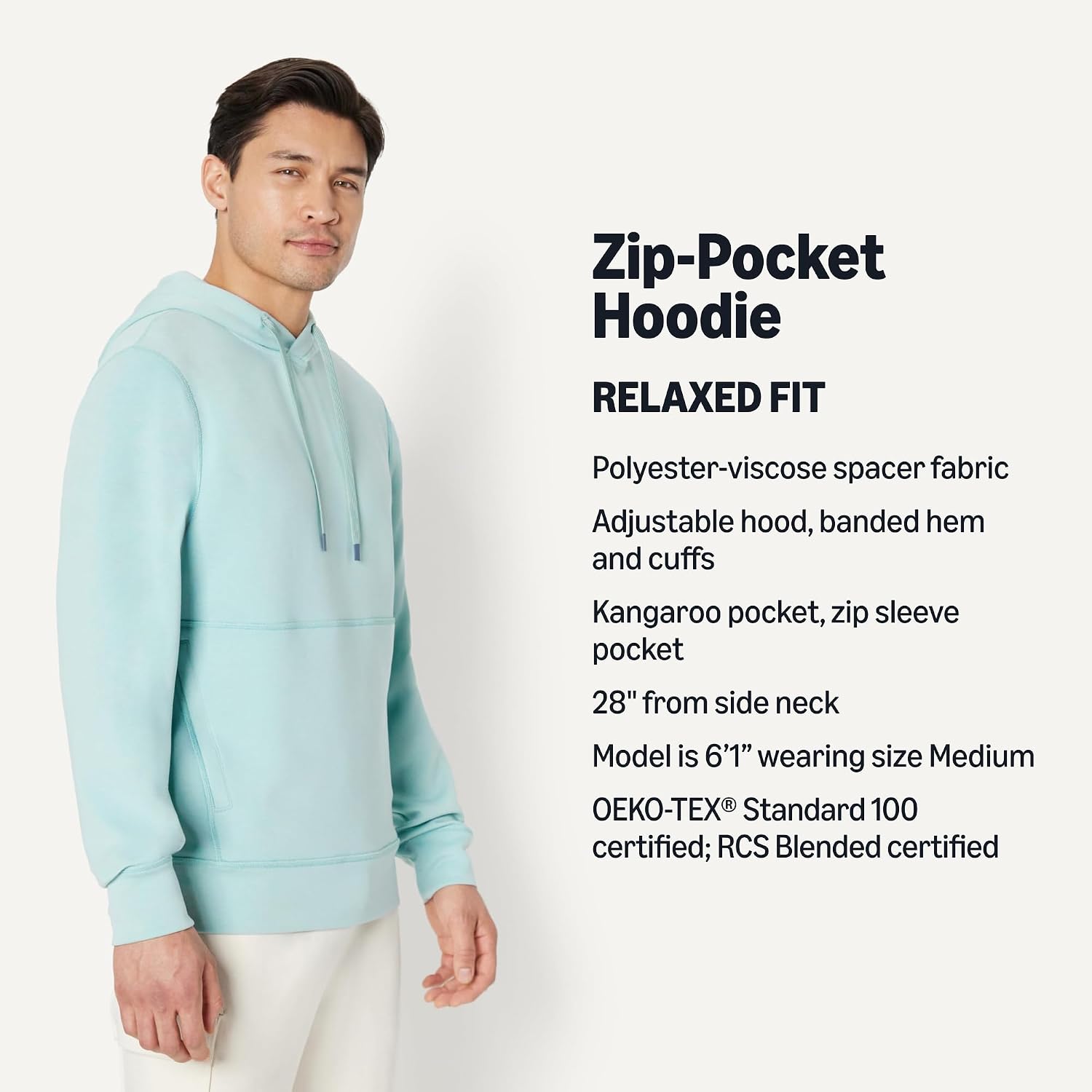 Thumbnail 3 de Amazon Essentials Men’s Active Sweat Relaxed-Fit Hoodie