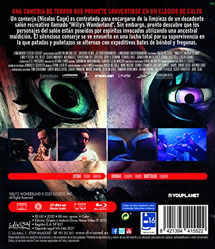 Detalle 2 de Willy s wonderland, Divisa Films: ficha de compra y utilidad