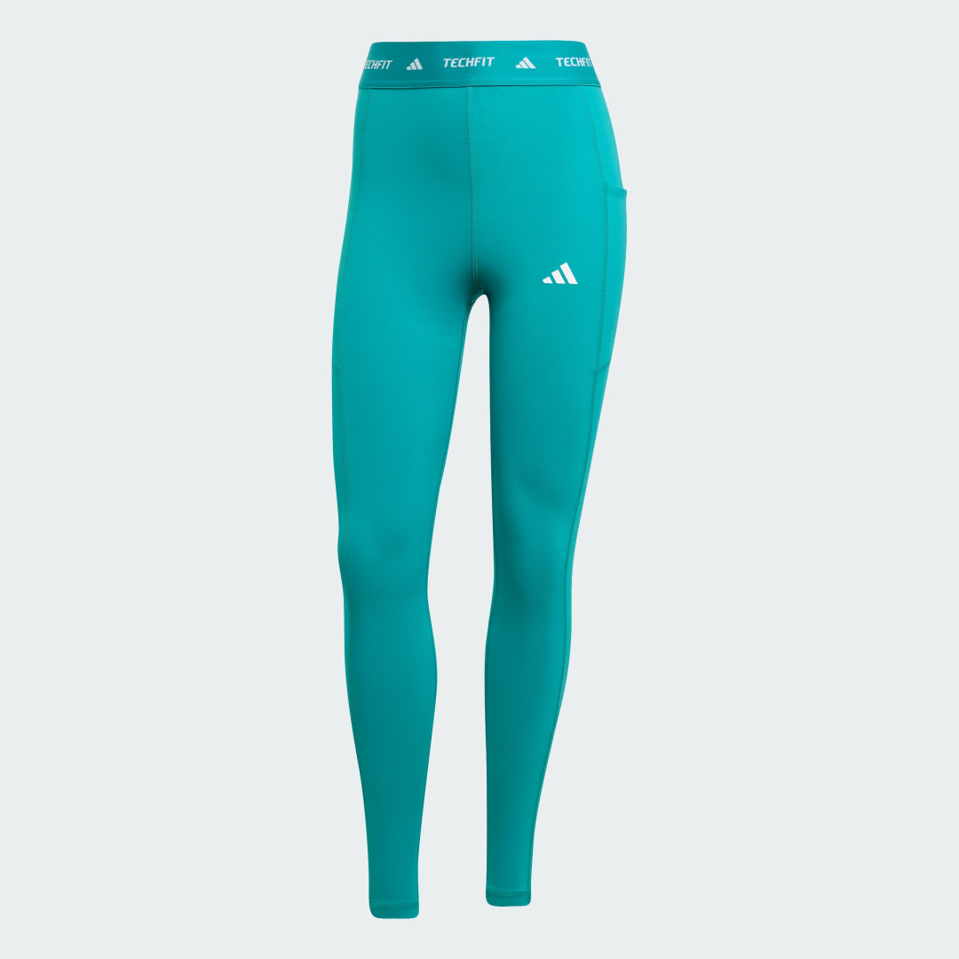 Thumbnail 3 de Adidas Mallas Techfit Stash Pocket verde