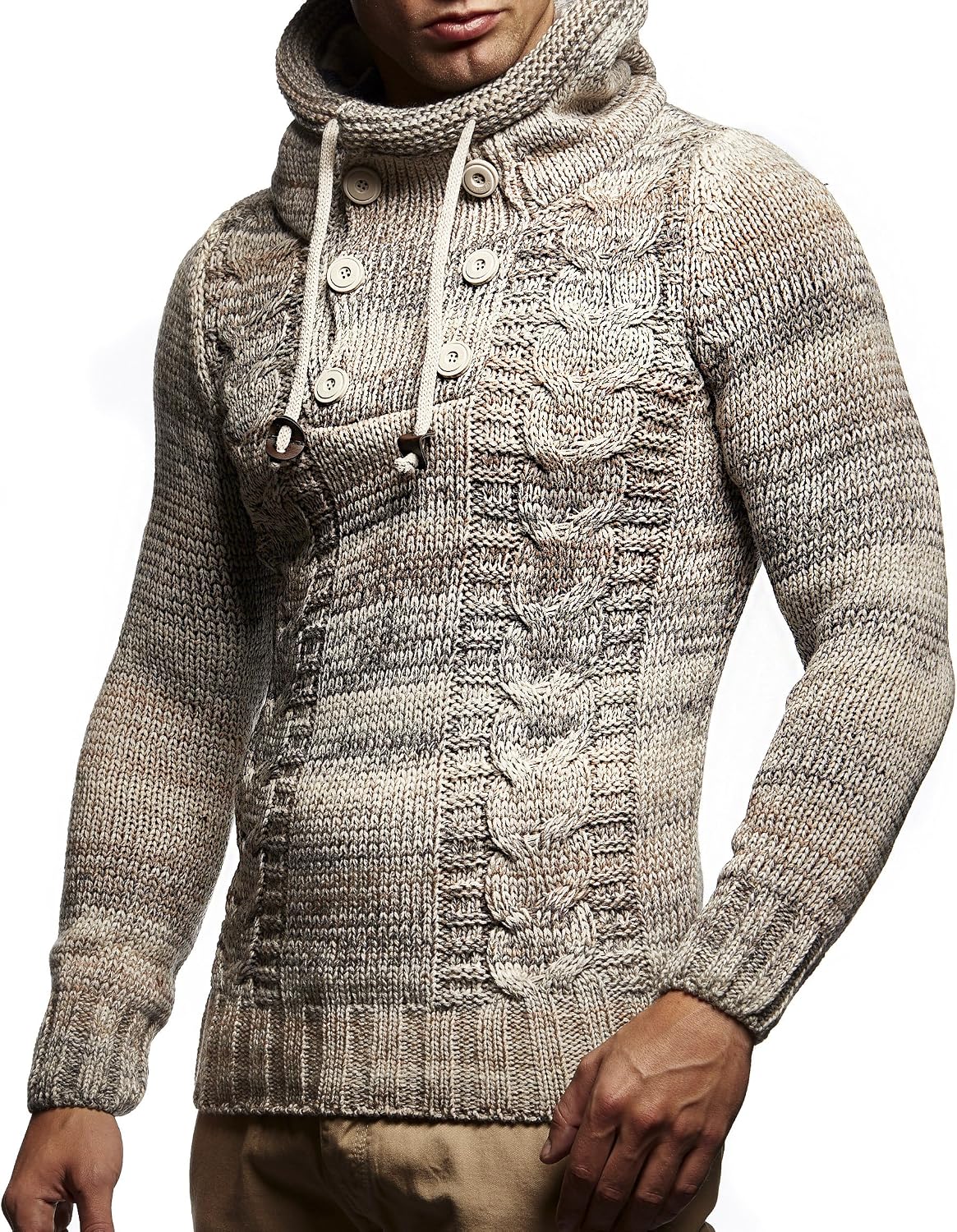 Detalle 2 de Leif Nelson Pull Tricoté Cardigan Homme