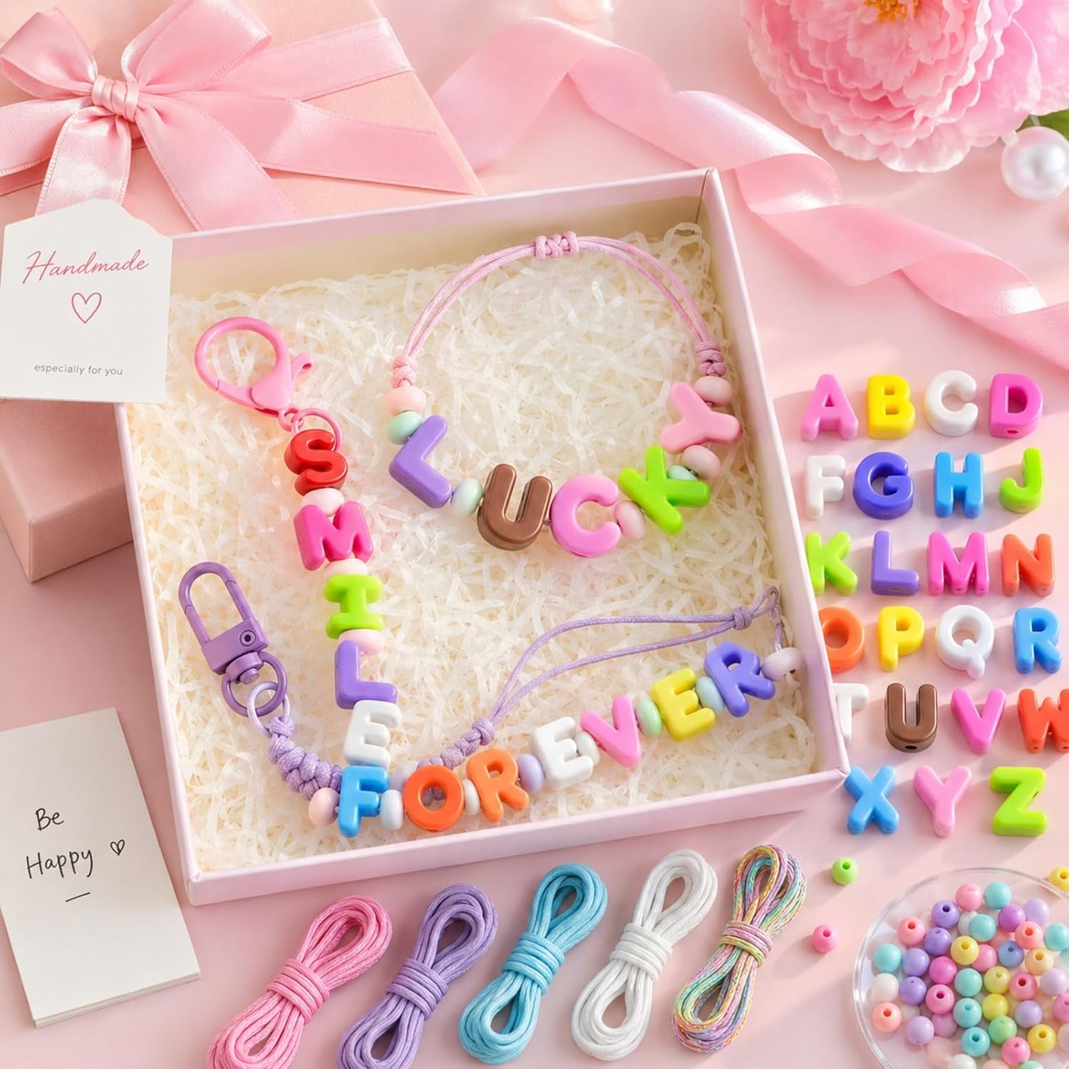 Detalle de UIVALGIC Chunky Letter Beads, 21mm