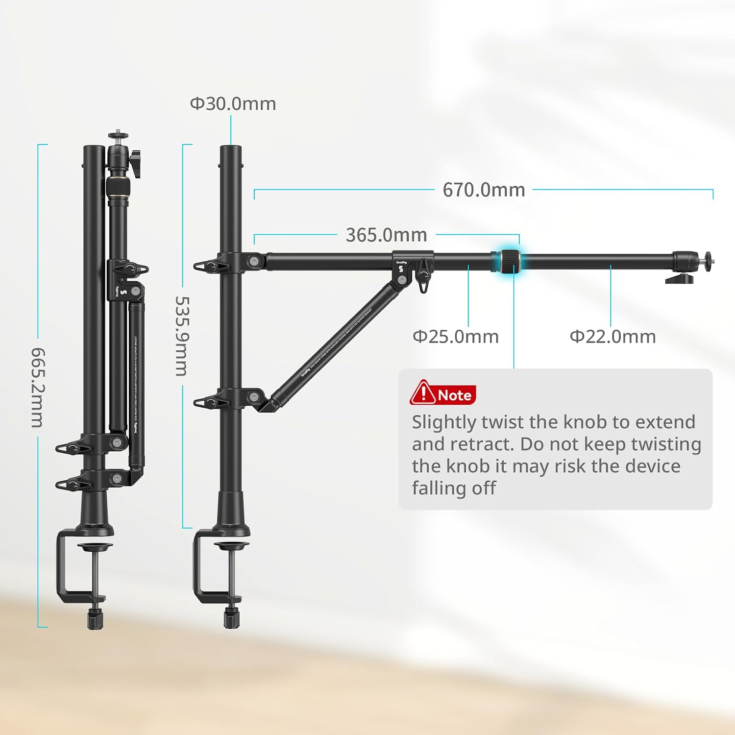 Thumbnail 5 de SMALLRIG 4304 soporte de mesa 3 kg