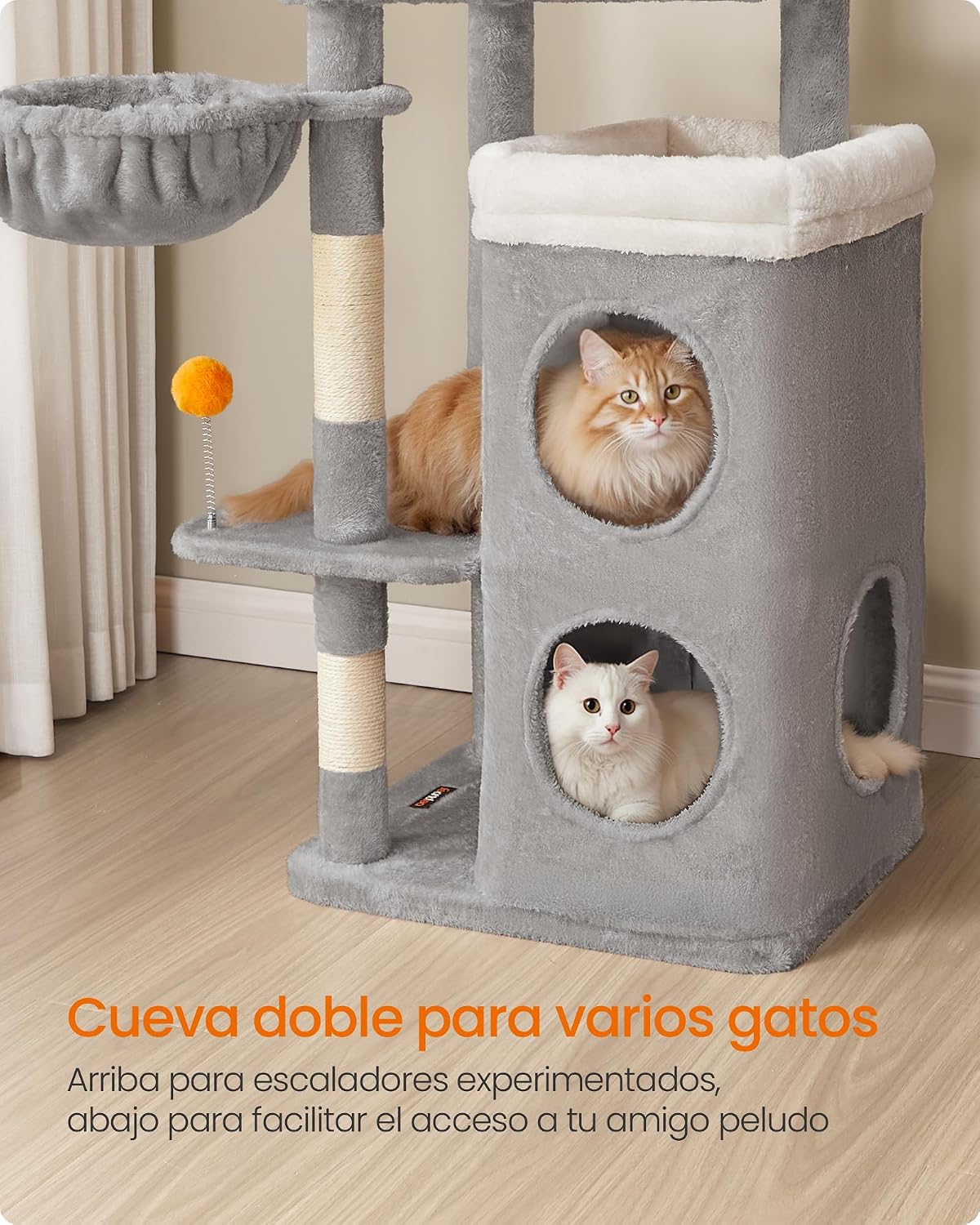 Detalle de Feandrea Árbol Alto para Gatos 152 cm