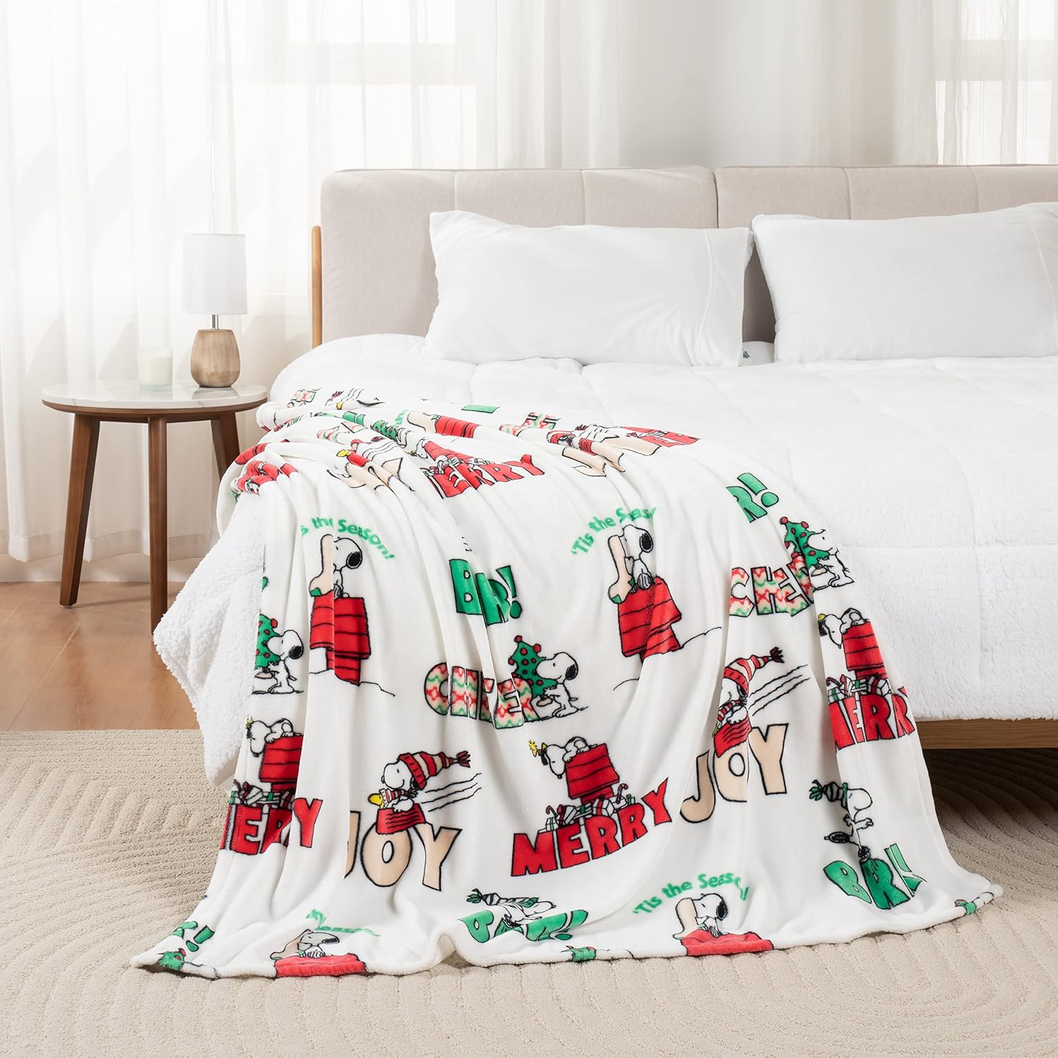Thumbnail 6 de Berkshire Blanket Peanuts VelvetLoft Snoopy Throw 55×70 in 🛋