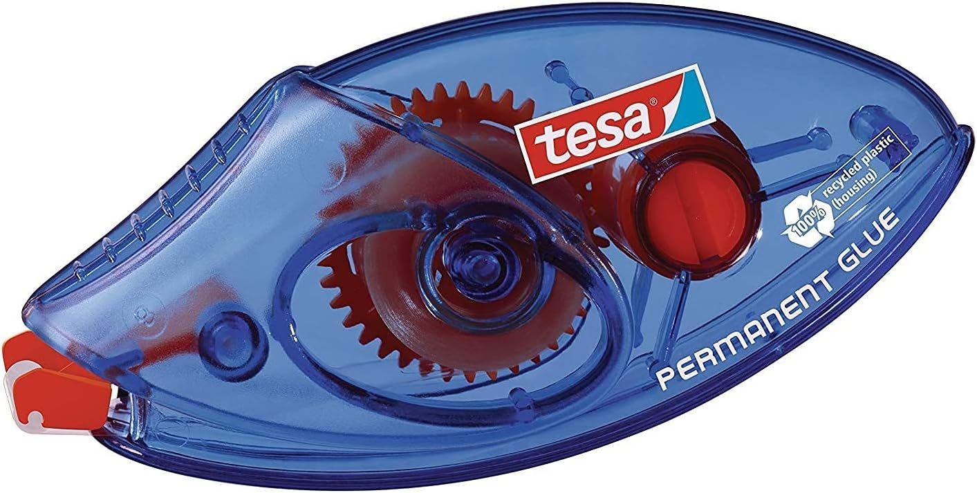 Thumbnail 2 de tesa Roller Kleben Permanent ecoLogo Einwegroller im 5er Pack – umweltfreundliche Klebelösung mit PET-Band
