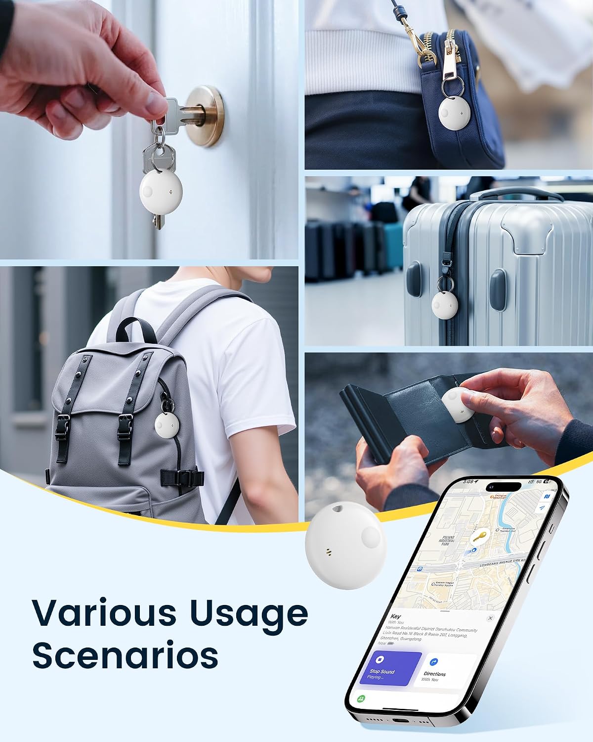 Thumbnail 5 de KUKIHO Tracker Tags Bluetooth 1 Pack