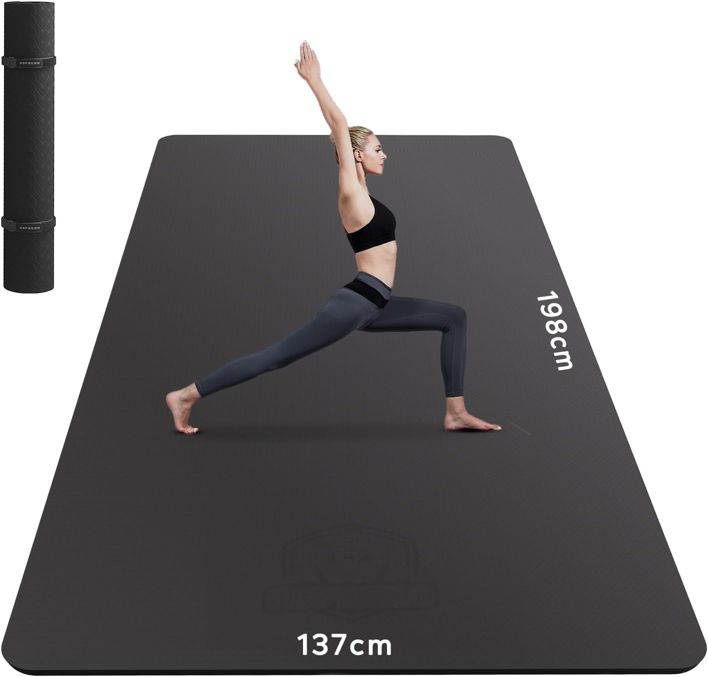 Detalle de HAPBEAR Esterilla Yoga Grande 198×137 cm 6mm