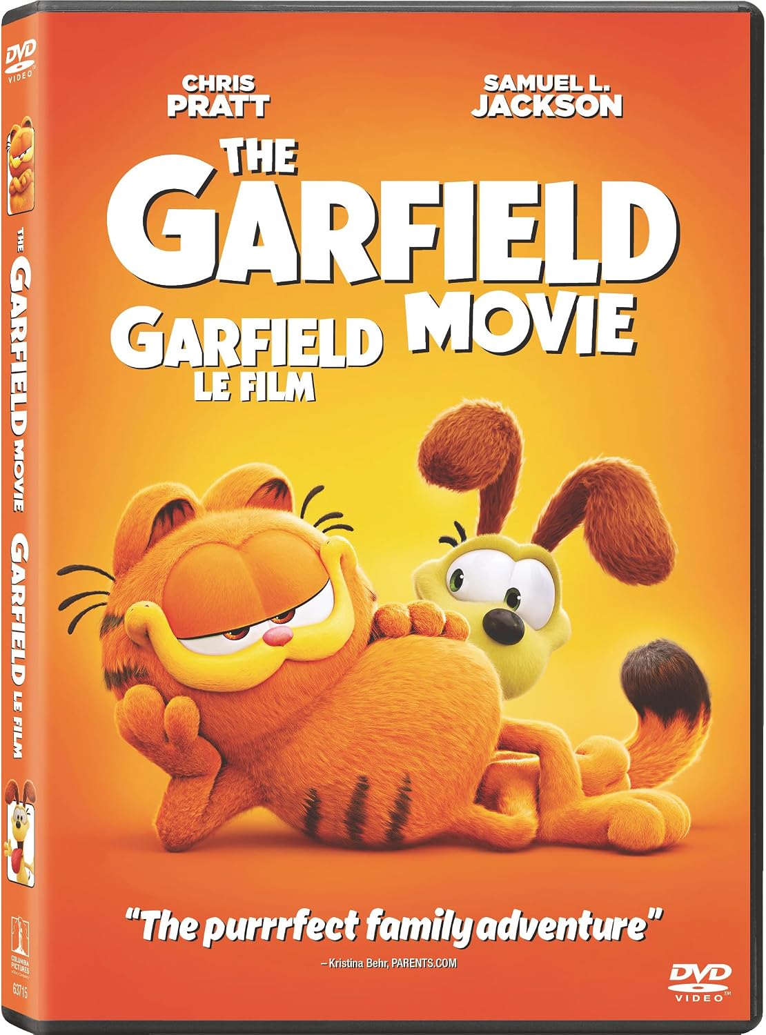 Detalle de The Garfield Movie Bilingual DVD, 1 hour 41 minutes, PG