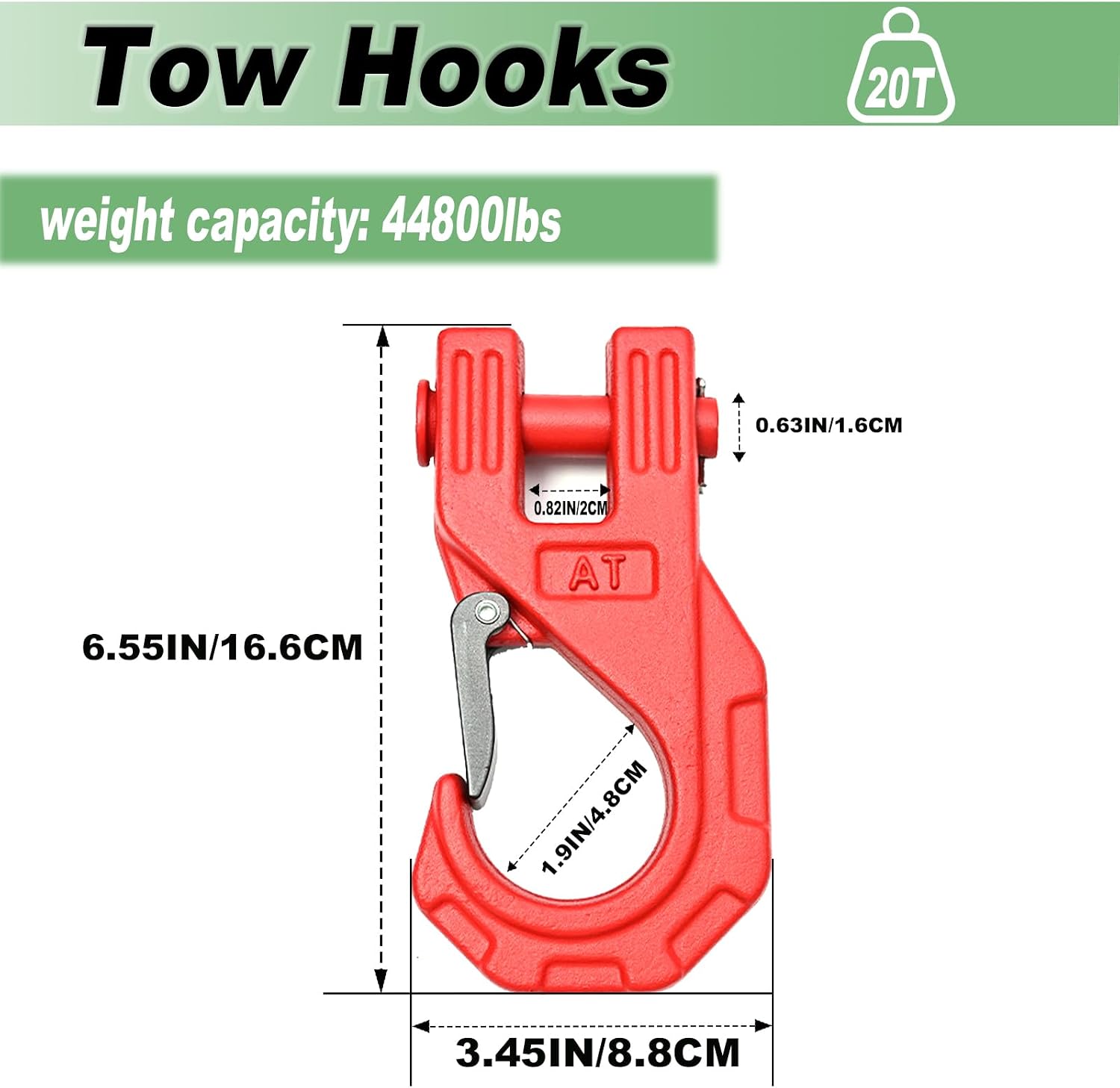 Detalle de Winch Hook, 3/8-Inch