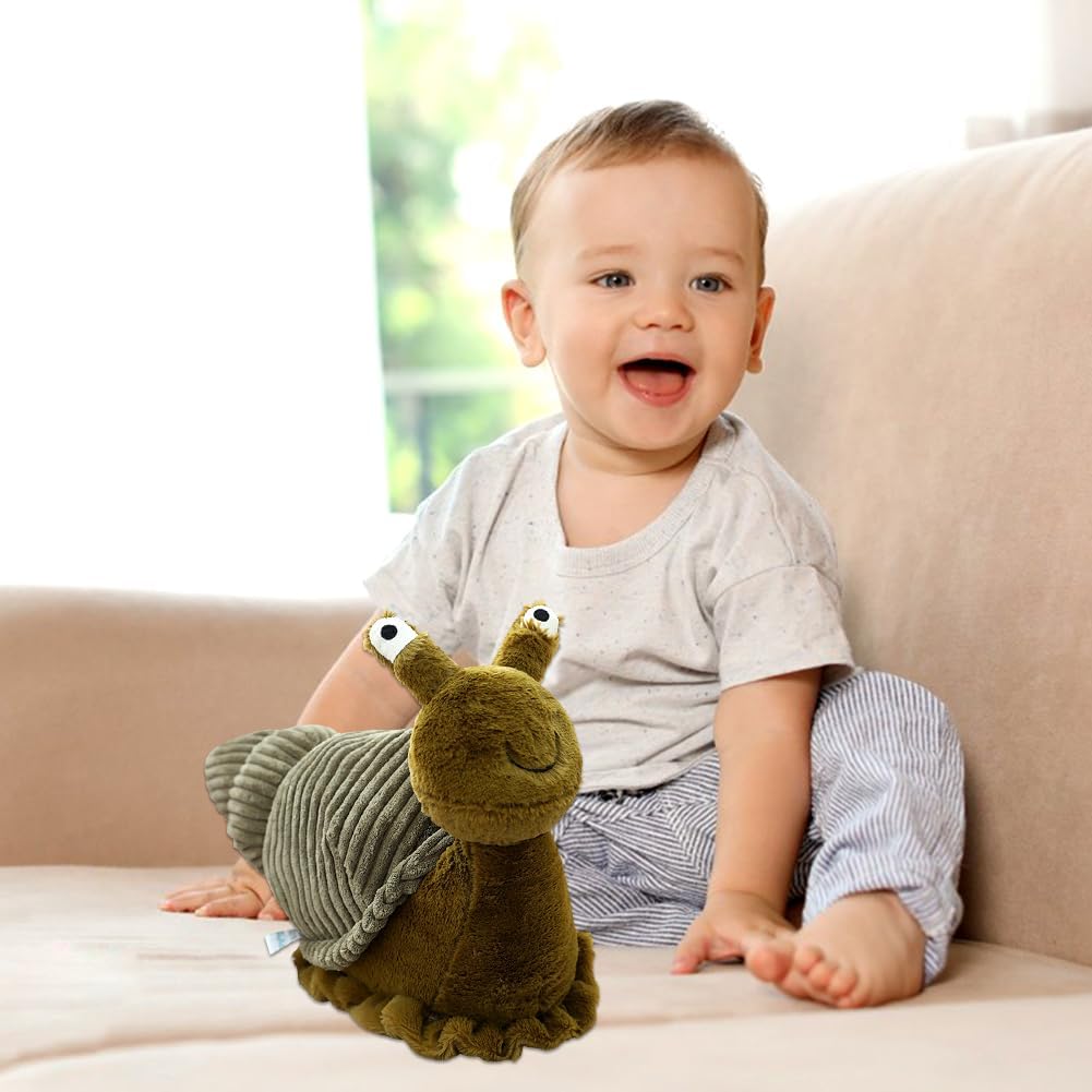 Thumbnail 6 de MIFKLMV Cute Snail Plush Toy - 28cm Soft Snail Doll for Kids and Home Décor