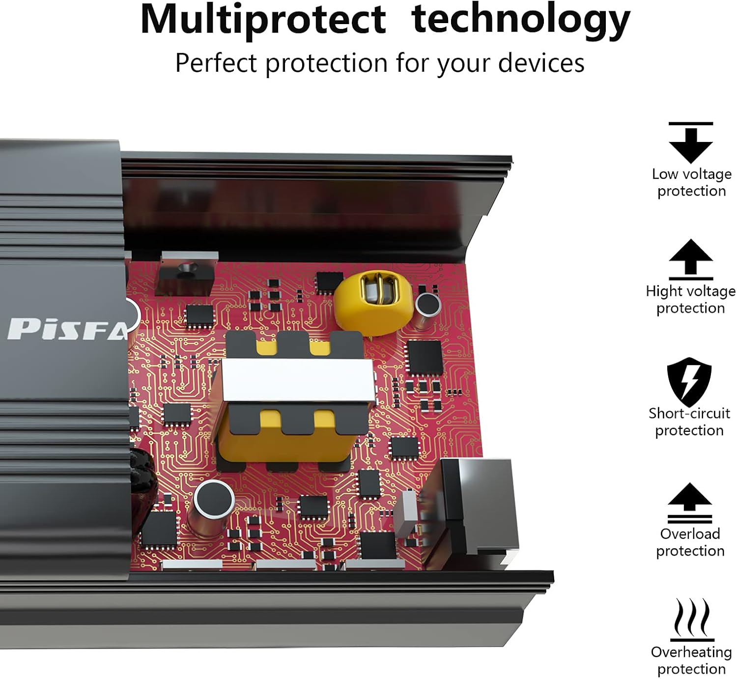 Thumbnail 6 de 150W Power Inverter 12V to 110V USB