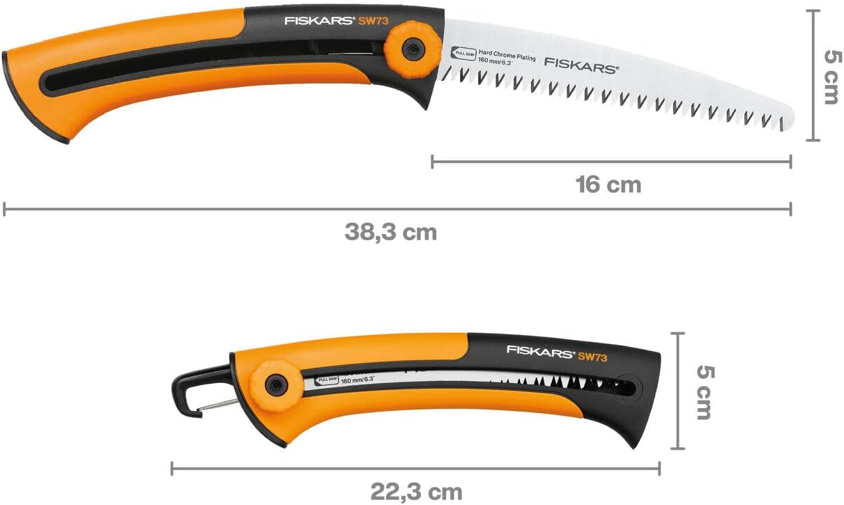 Thumbnail 2 de Fiskars Xtract SW73 Handsäge – Grobzahnung, einziehbares Sägeblatt, 16 cm Blatt