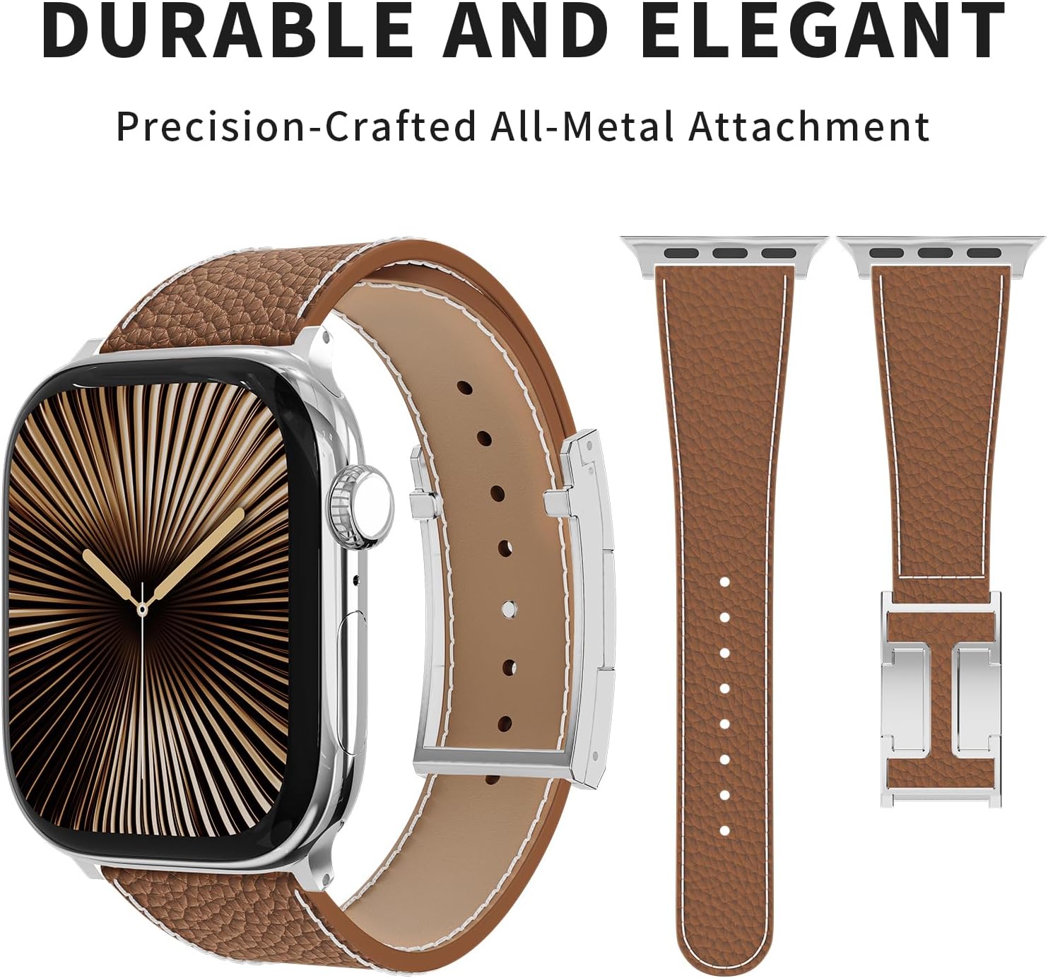 Thumbnail 5 de Tekvon Leather Watch Band 49mm Magnetic