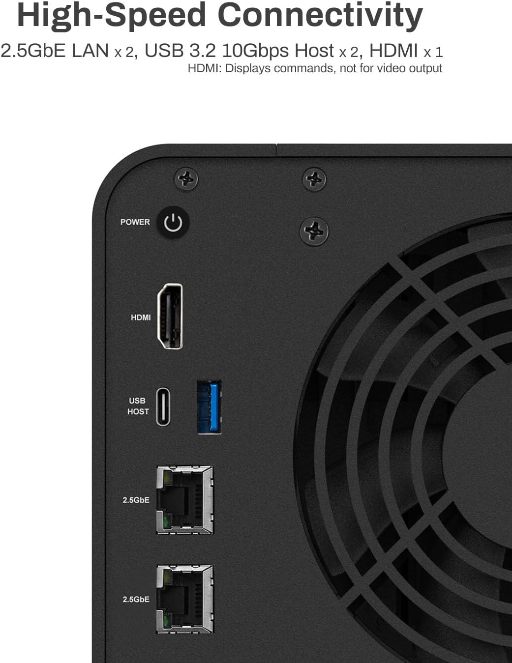 Detalle de TERRAMASTER F4-424 Pro NAS 4 baies
