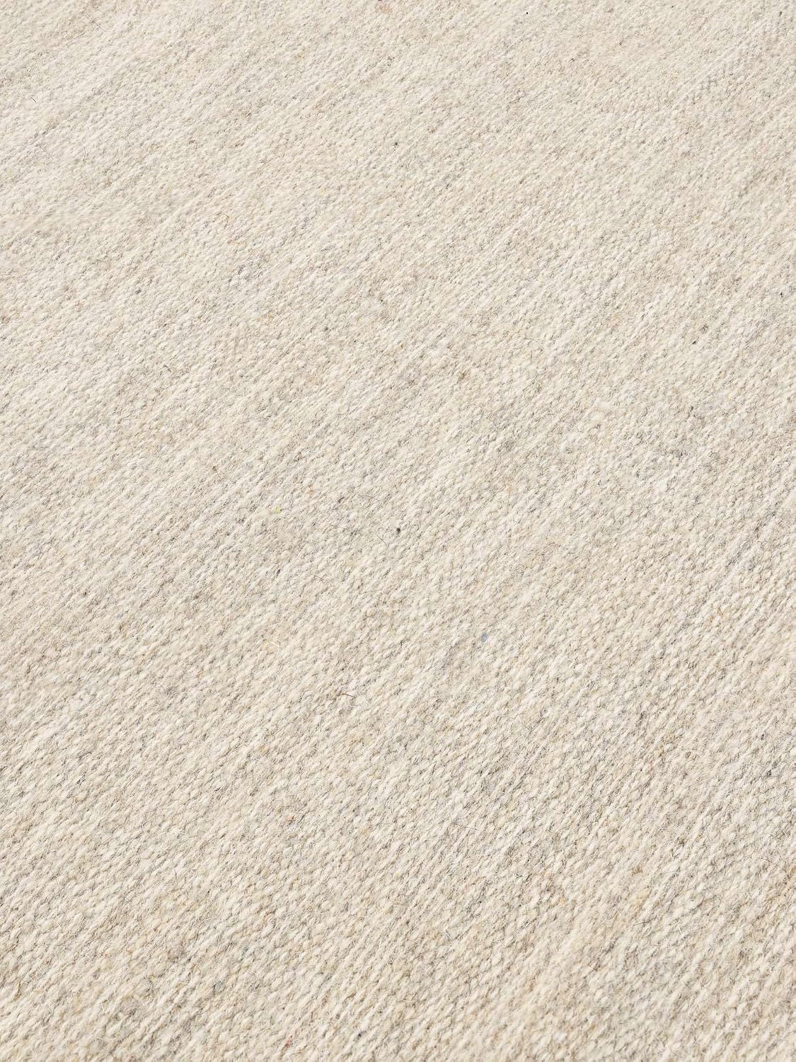 Detalle de RugVista Melange loper 80 x 300 cm, beige, handgeweven en omkeerbaar