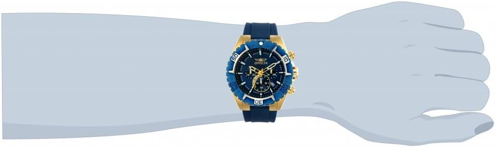 Thumbnail 3 de Invicta Aviator Montre Homme — Mouvement Quartz, Acier Inoxydable 49 mm, Cadran Bleu