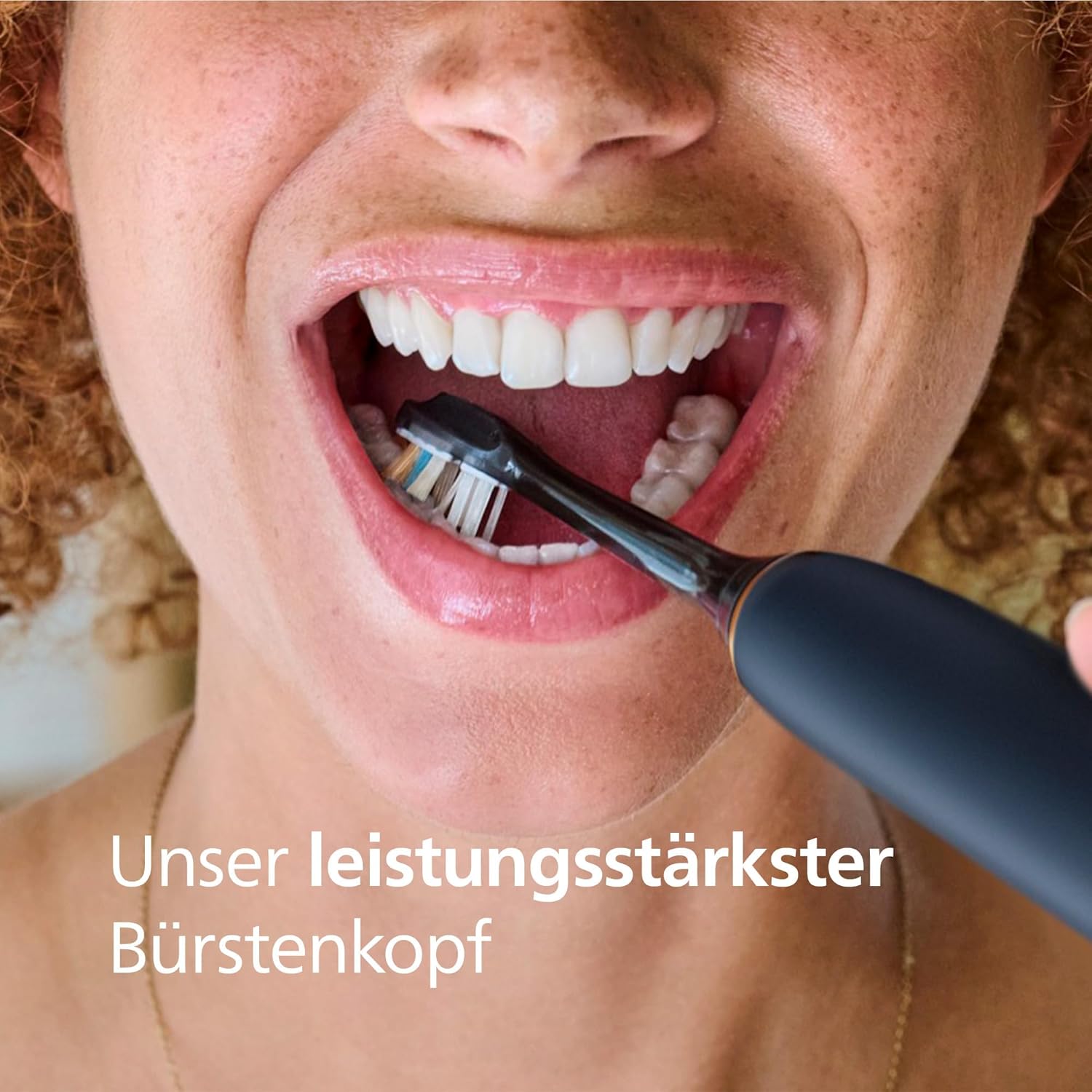 Detalle de Philips Sonicare A3 Premium All-in-One Ersatzbürstenköpfe – 4er-Pack HX9094/88, Schwarz
