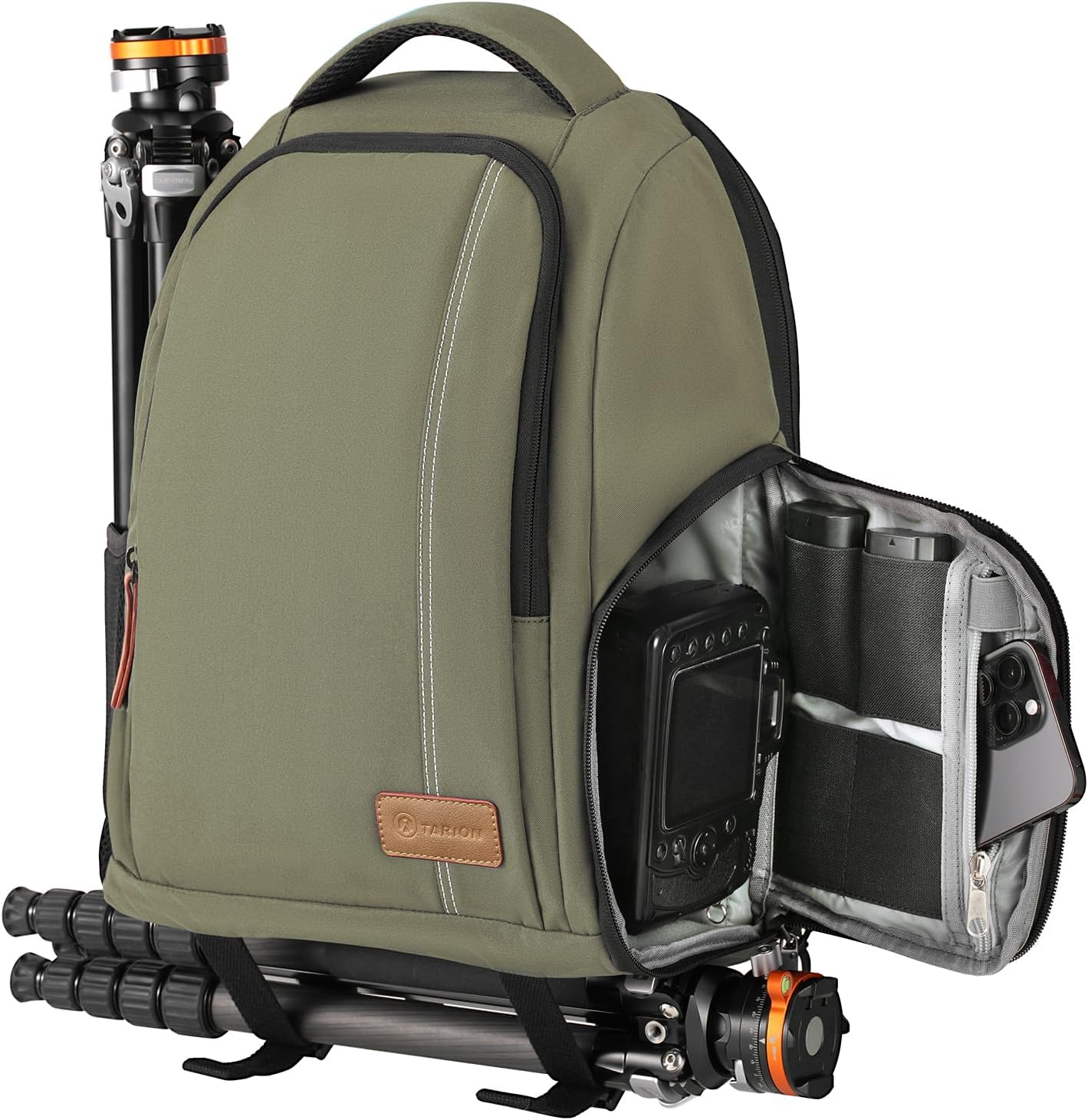 Detalle de TARION TB-04 Mochila para cámara y portátil 15