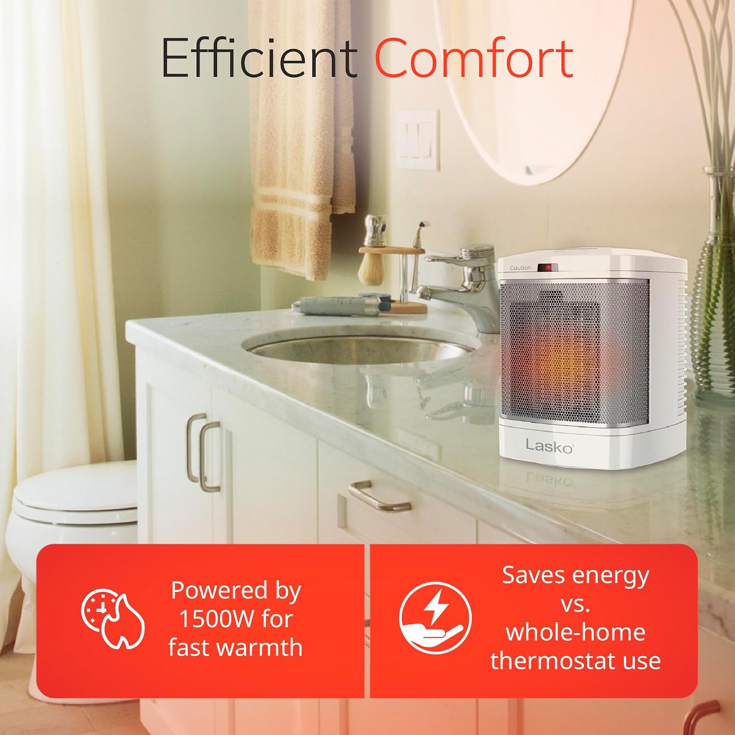 Thumbnail 6 de Lasko CD08200 Ceramic Space Heater 1500W