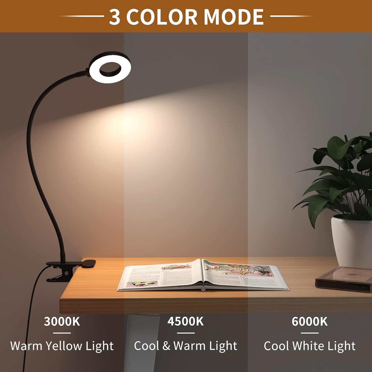 Detalle 2 de iZELL Desk Lamp 15.8" LED