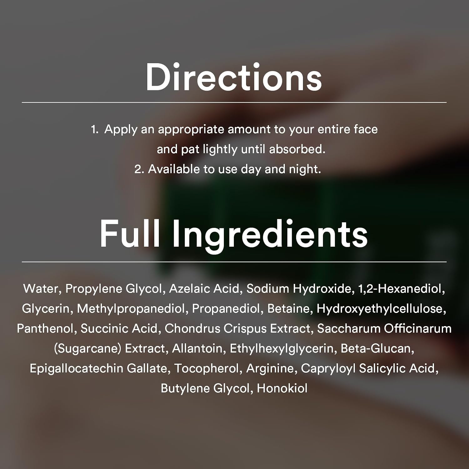 Thumbnail 6 de Abib Clear Spot Serum 7.325 Pump with Seamoss Extract, Azelaic Acid, Succinic Acid (1.01 fl oz / 30 mL)