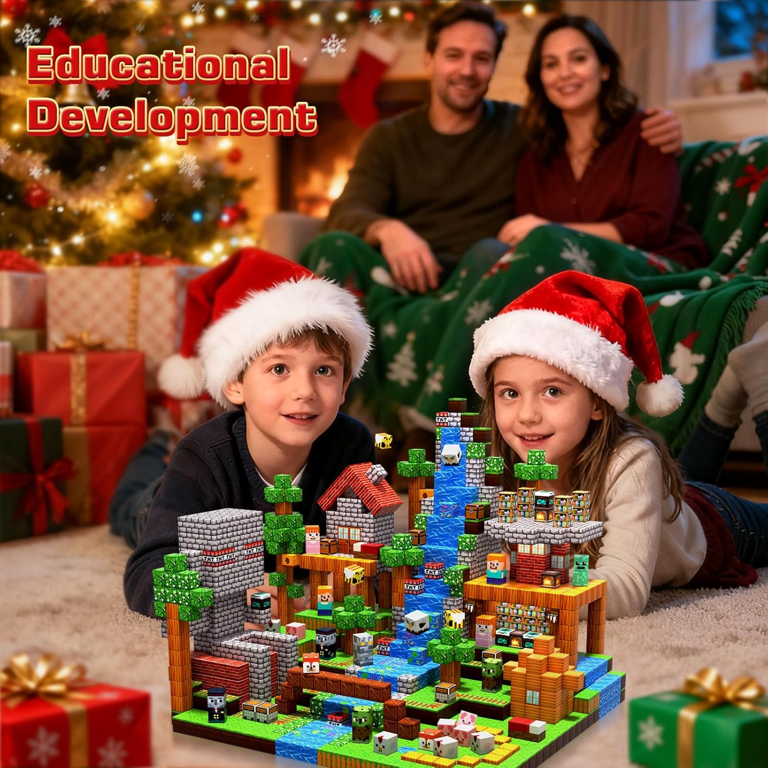 Thumbnail 5 de Annexfun 300 PCS Magnetic Blocks for Kids 🧲