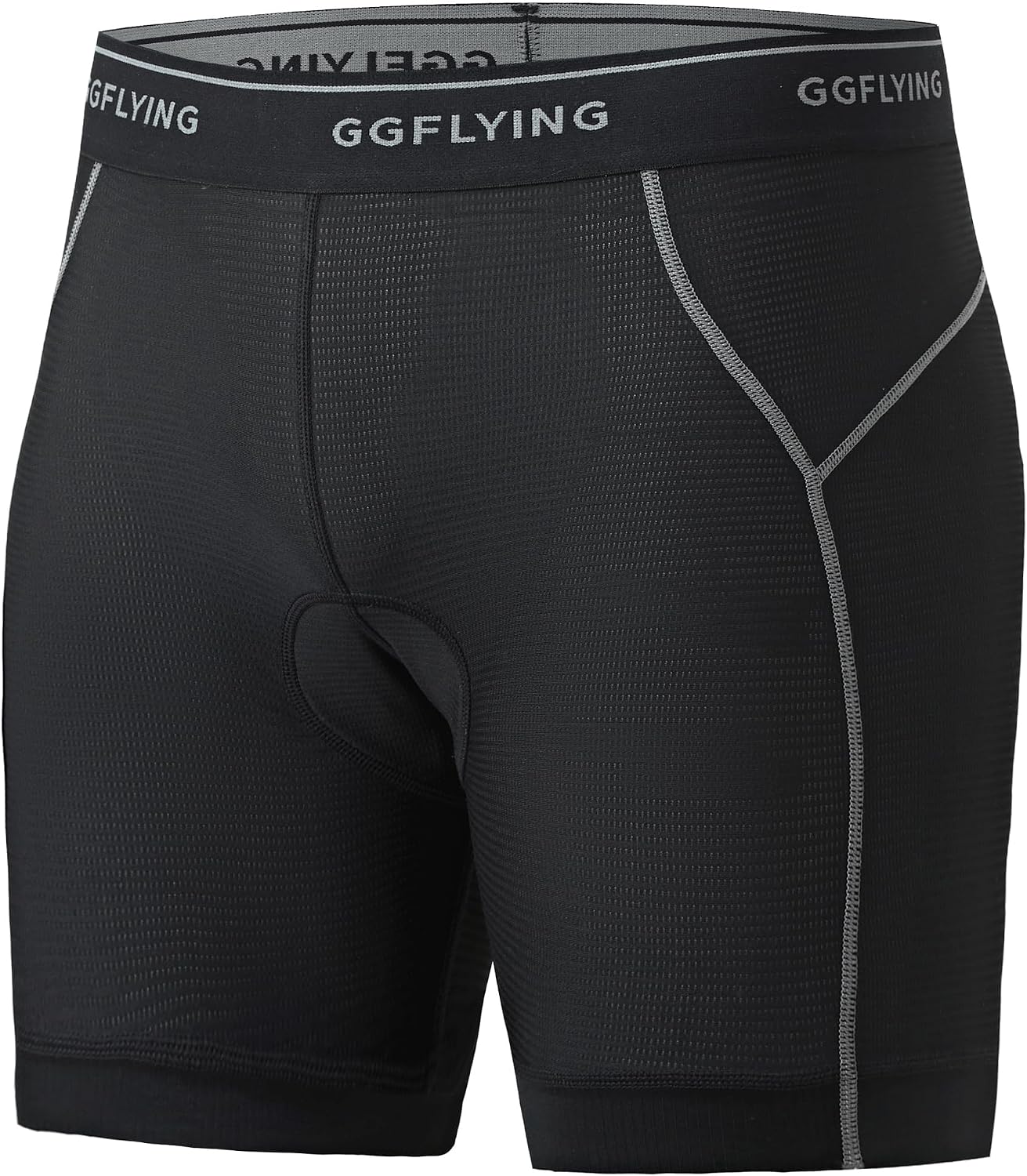 Detalle de GGFLYING Pantaloncini Ciclismo Uomo Imbottito 4D – Traspiranti, Antiscivolo e Rapidi all’Asciugatura