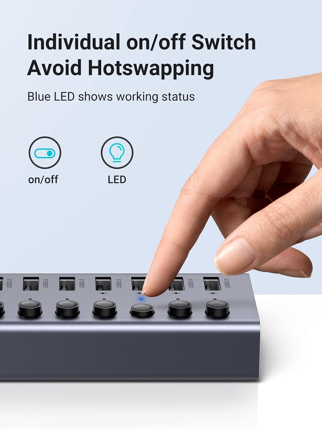 Thumbnail 3 de UGREEN USB hub, 7 ports