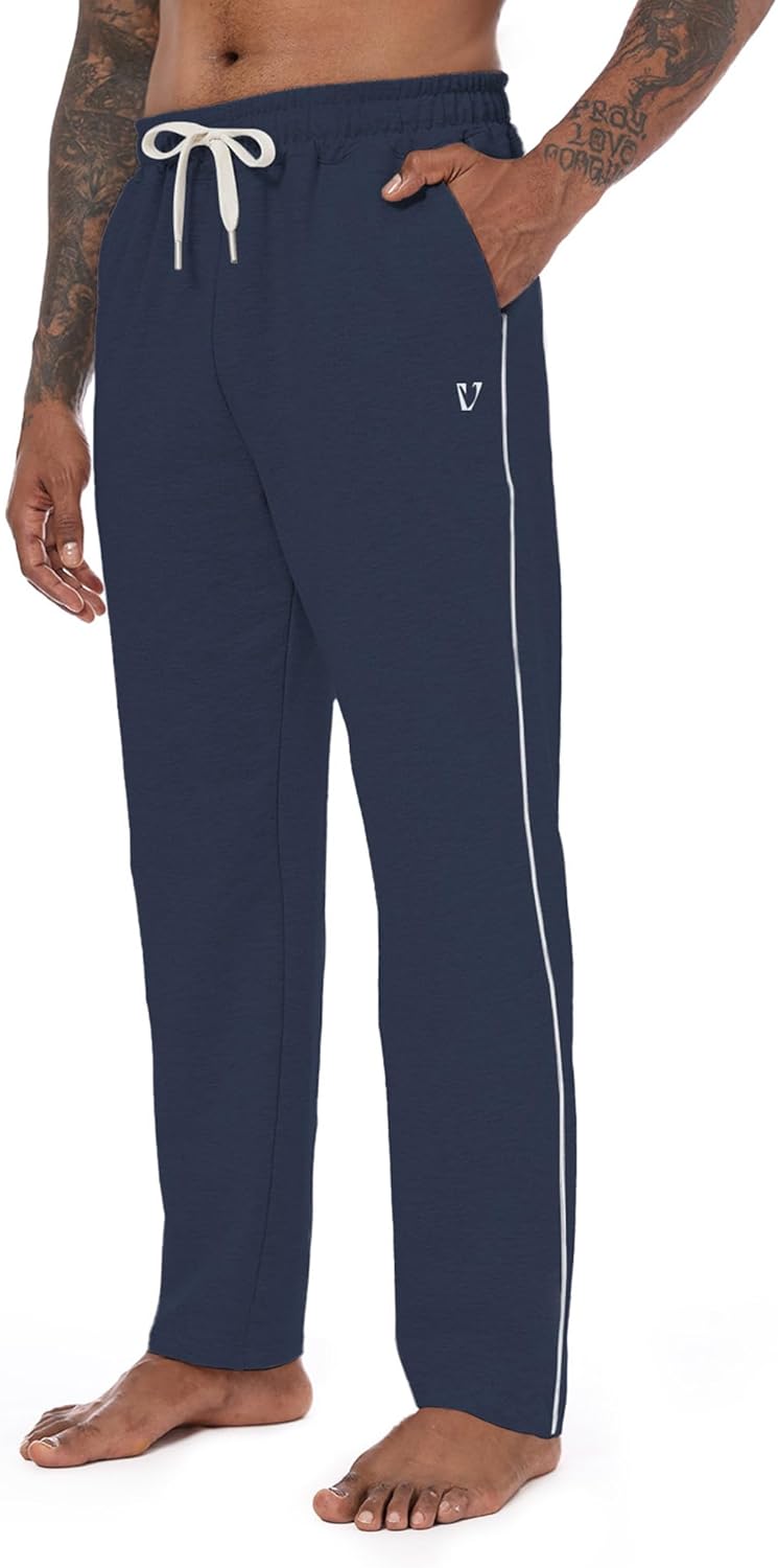 Thumbnail 6 de Vortewind Herren-Jogginghose aus Baumwolle mit 3 Taschen – atmungsaktive Trainingshose für Freizeit und Sport
