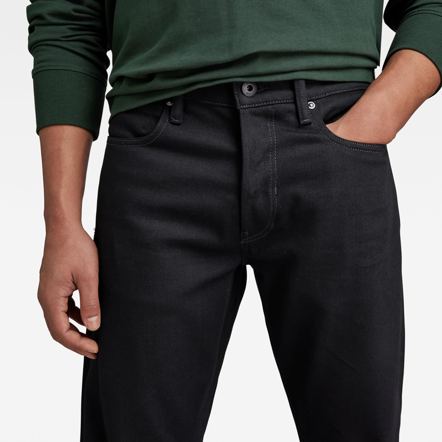 Detalle 2 de G-Star RAW Herren Jeans Mosa Straight Jeans – robuster Straight Fit mit durchdachten Details