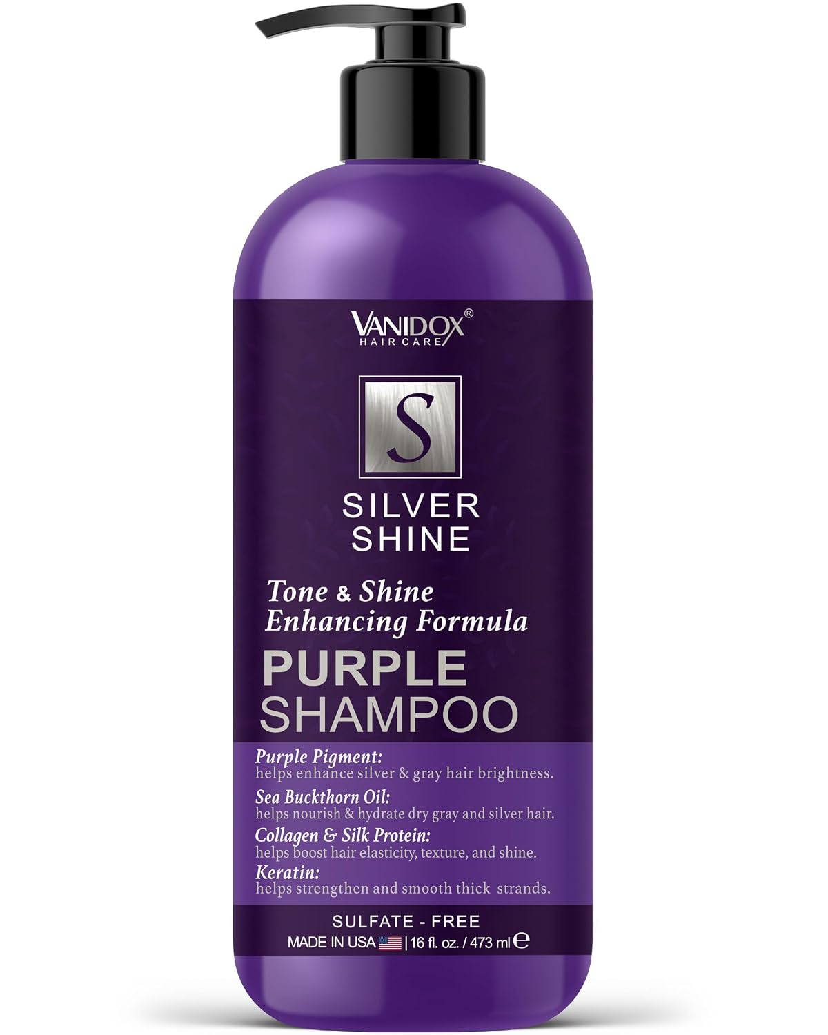 Detalle de VANIDOX Purple Shampoo, 16 fl oz