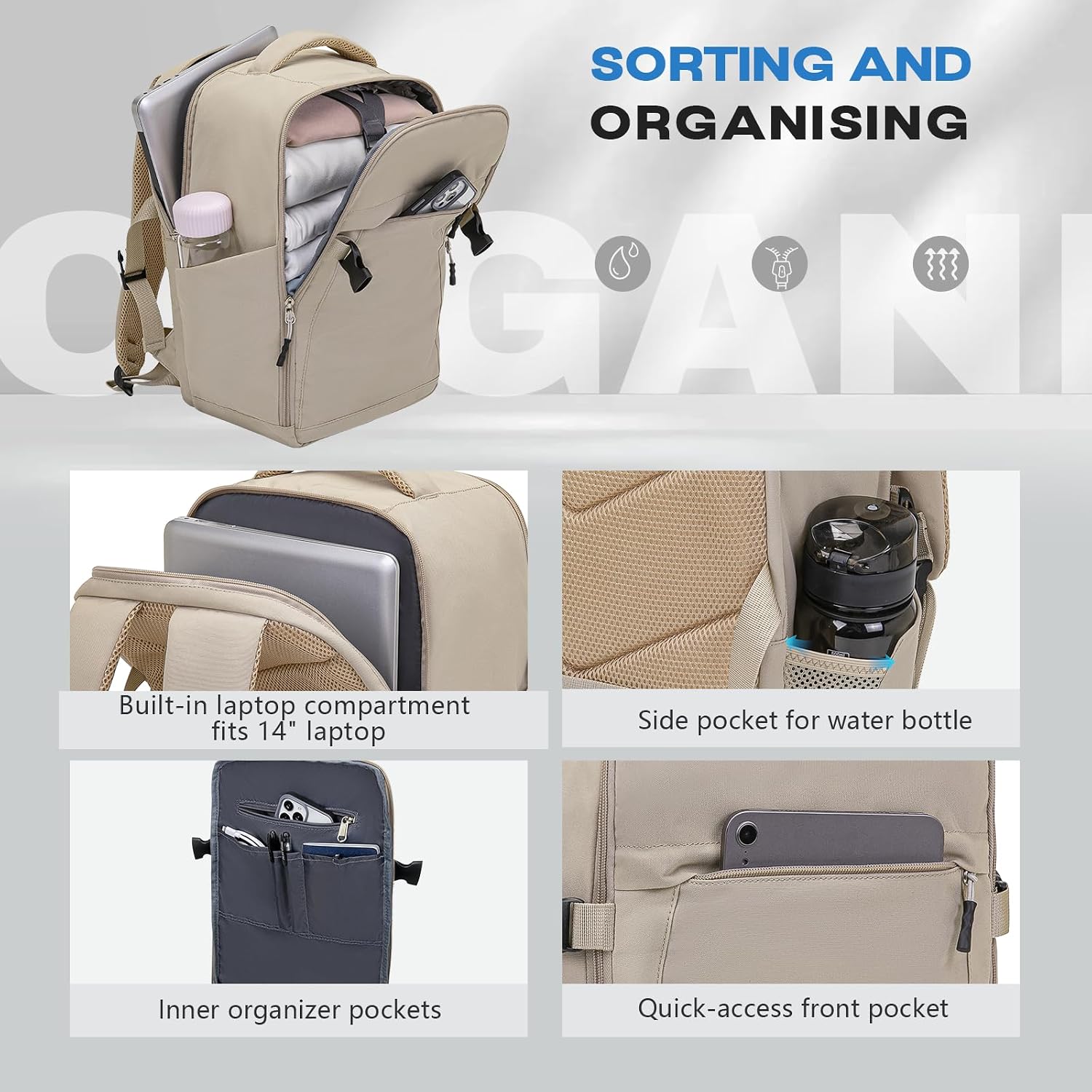 Thumbnail 2 de Xkdoai Ryanair Cabin Bag 40x30x20