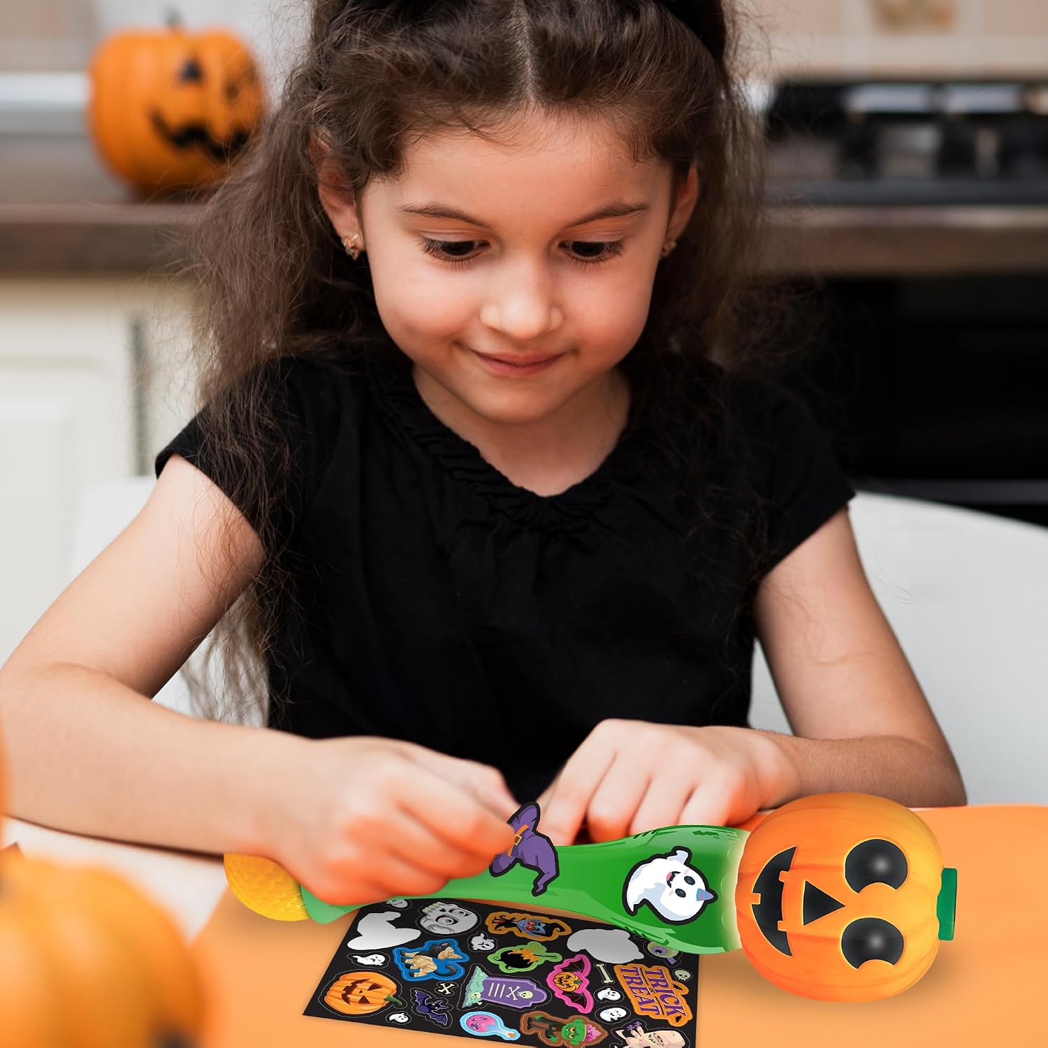 Thumbnail 6 de ArtCreativity Halloween Bubble Wand 2-Pack, 14-Inch Ghost and Pumpkin Wands