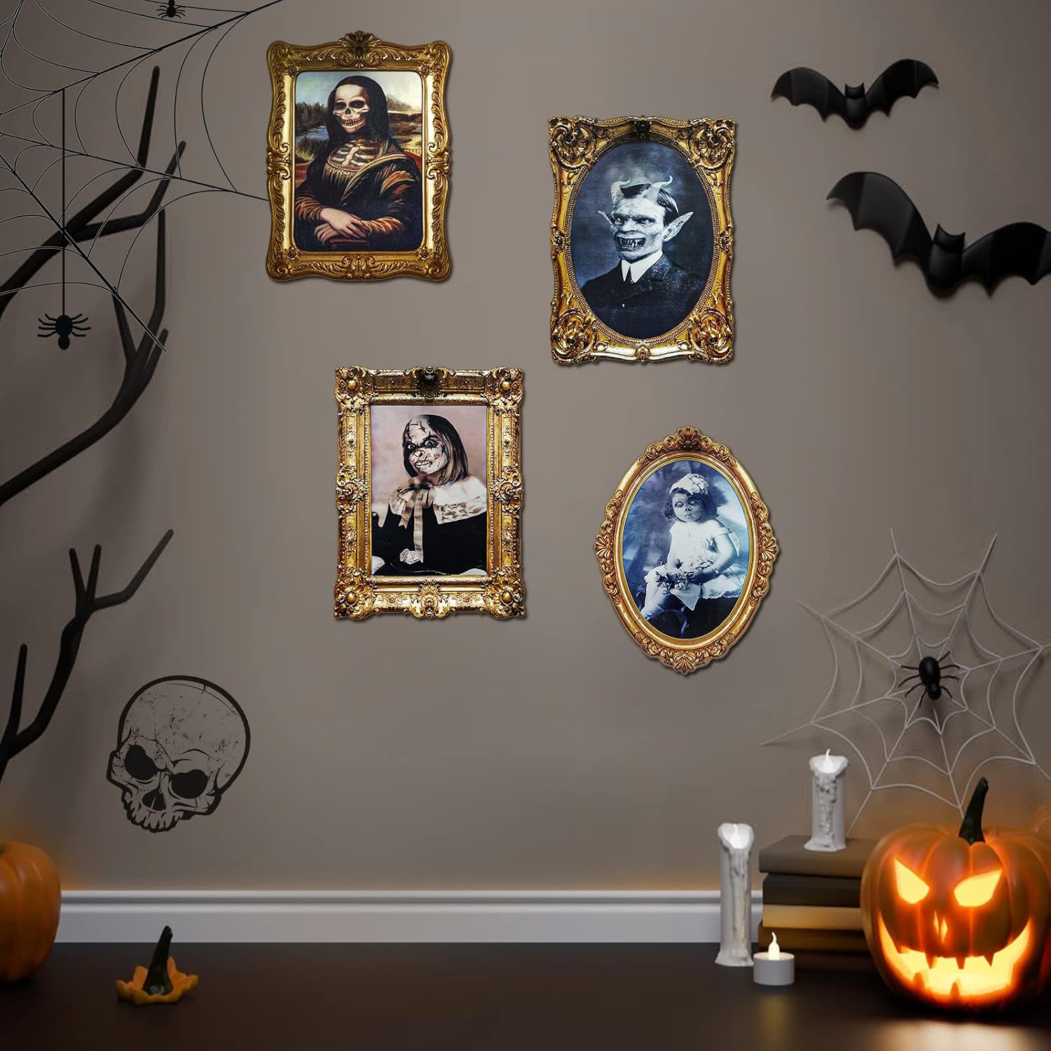 Thumbnail 6 de ECGER Halloween Portraits 13 x 9.8 Inches