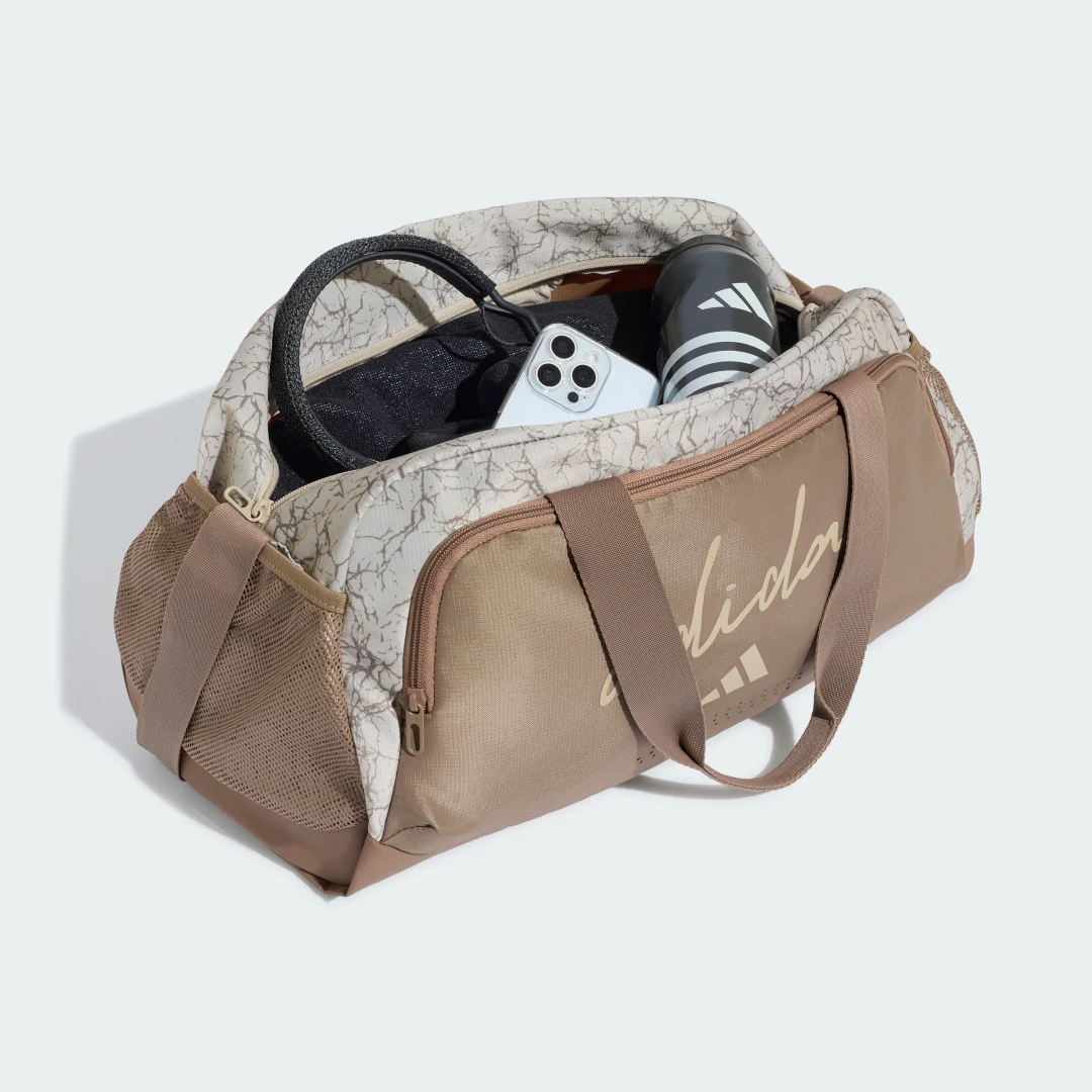 Thumbnail 3 de Bolso de viaje adidas WOMAN DEFENDER DUFFLE S, diseño estampado en beige