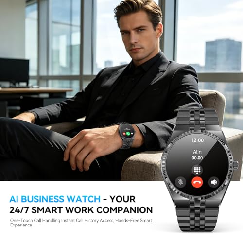 Detalle de SOUYIE H66PRO Smartwatch: Classic Zinc Alloy Design with Bluetooth Calling and Health Tracking