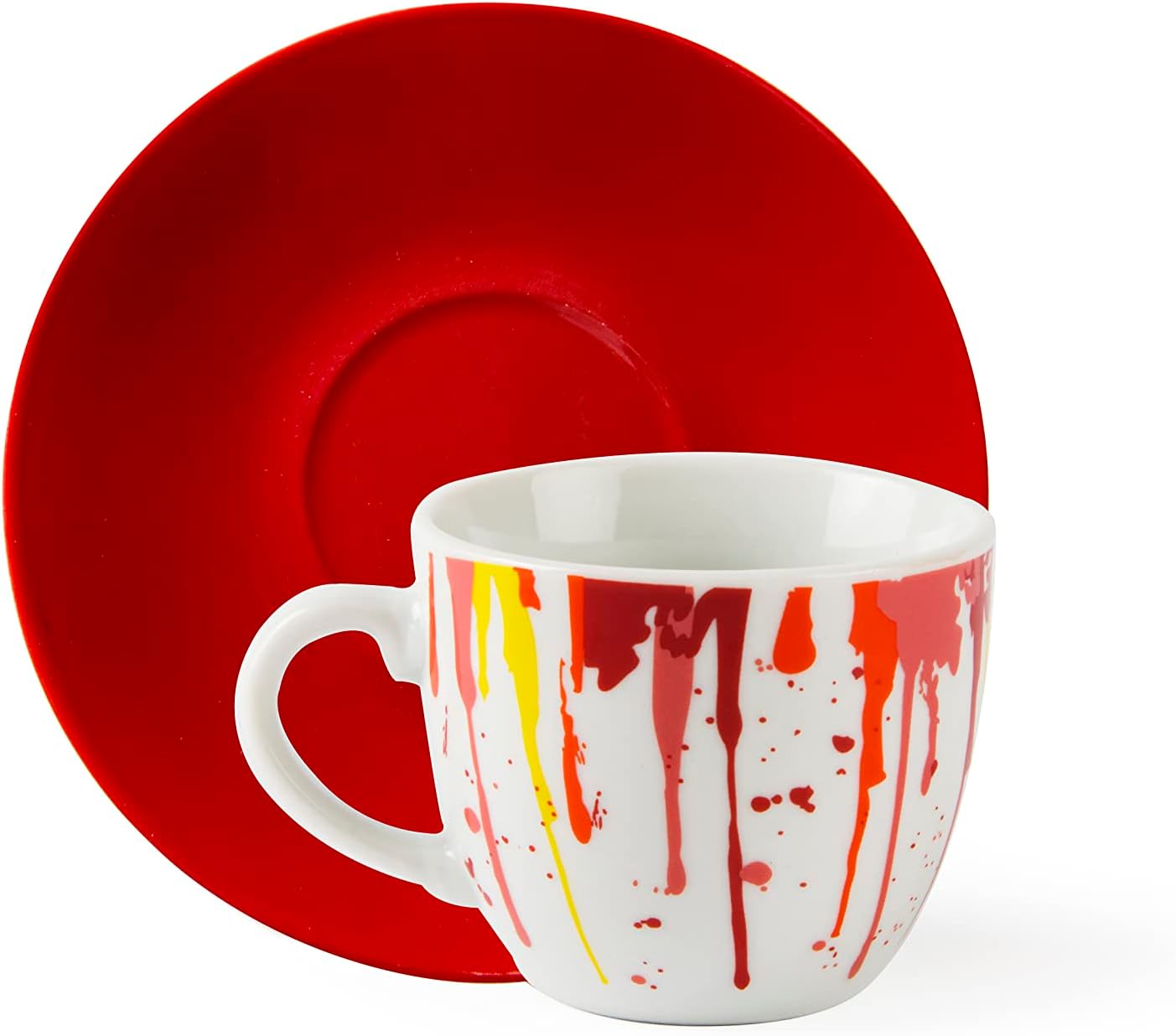 Detalle 2 de Excelsa Dripping - Juego de 6 tazas de porcelana